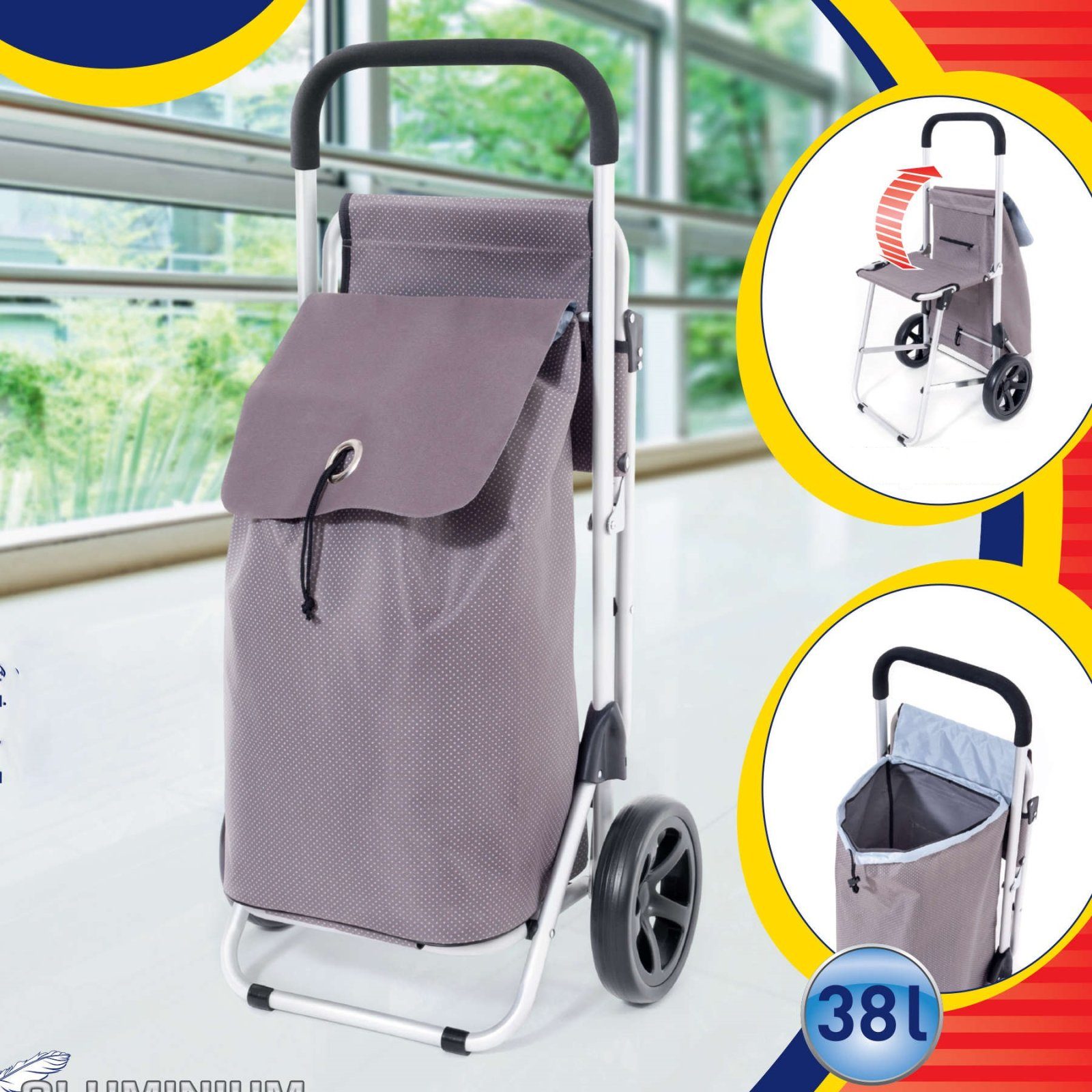 Сумка-візок Casa Si Sedi Beige (CS93075) 4