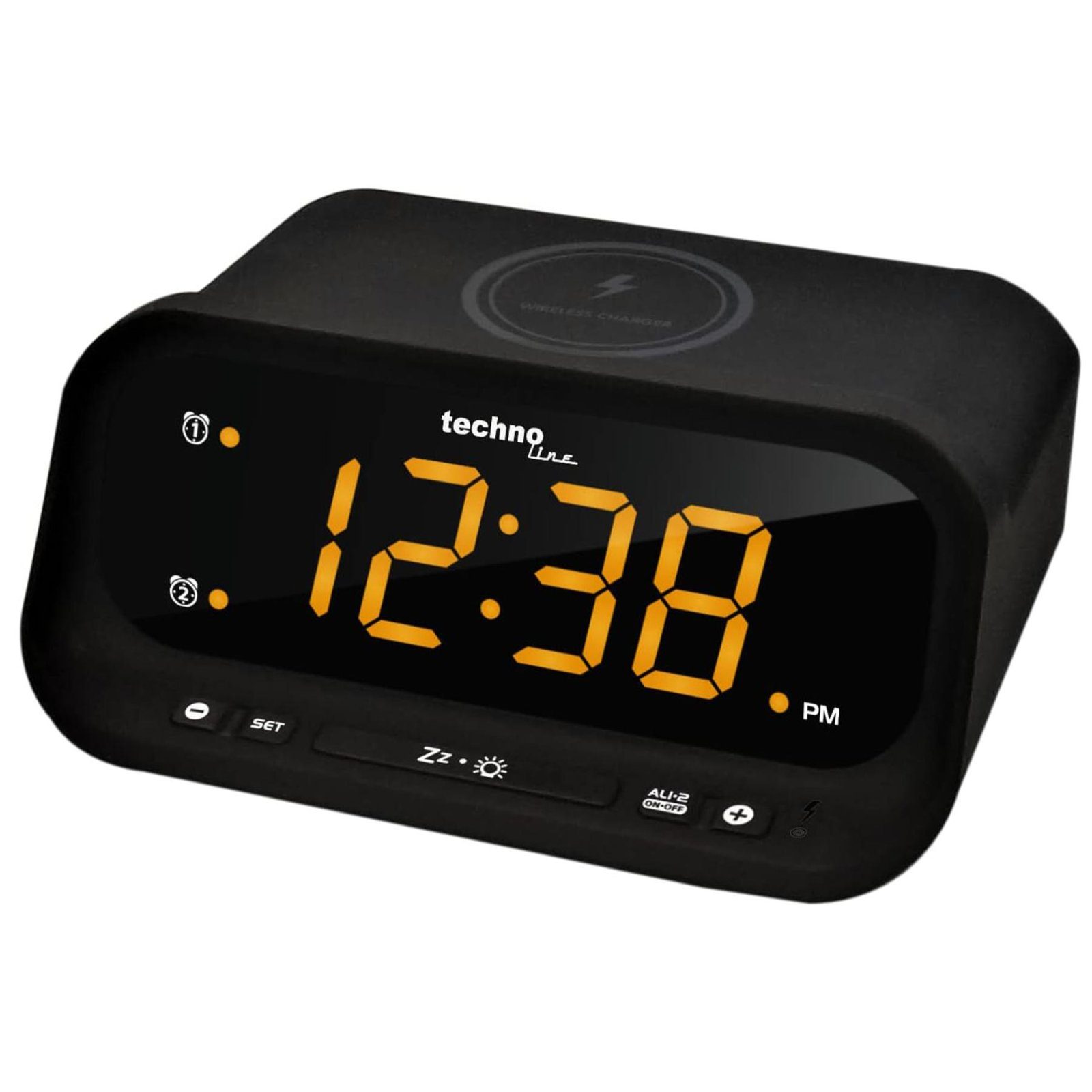 Годинник настільний Technoline WT477 Wireless Mobile Charging Black (WT477) 4