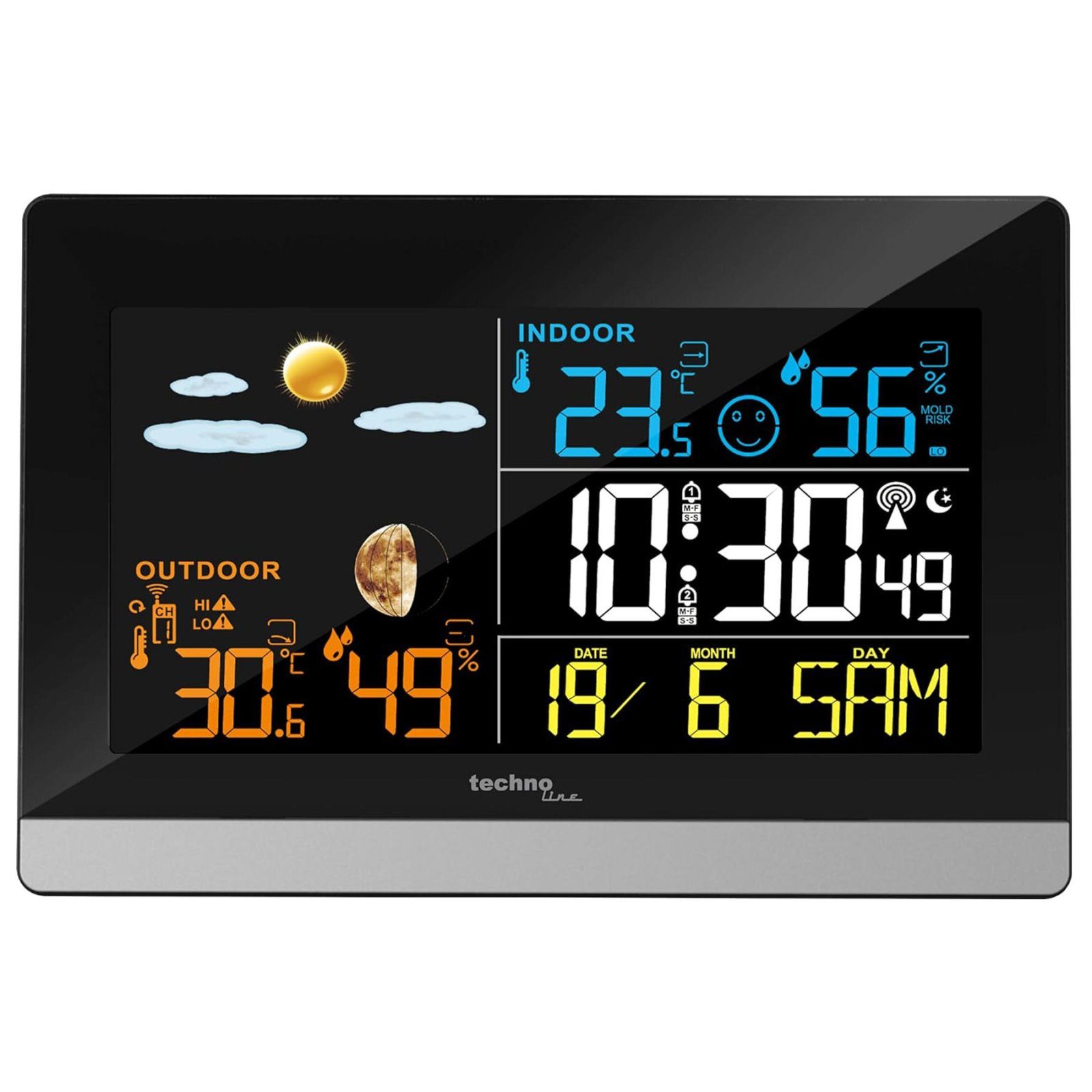 Метеостанція Technoline WS6455 Black/Silver (WS6455) 3
