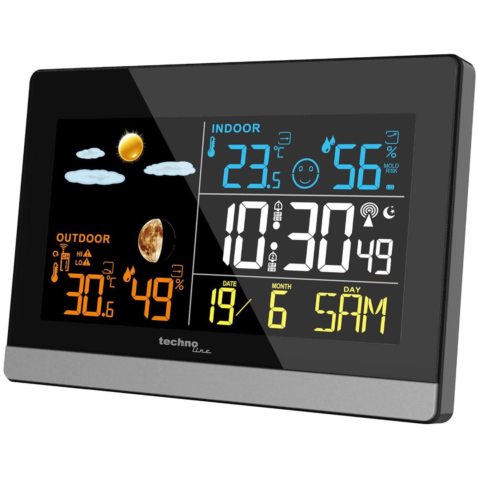 Метеостанція Technoline WS6455 Black/Silver (WS6455) 2