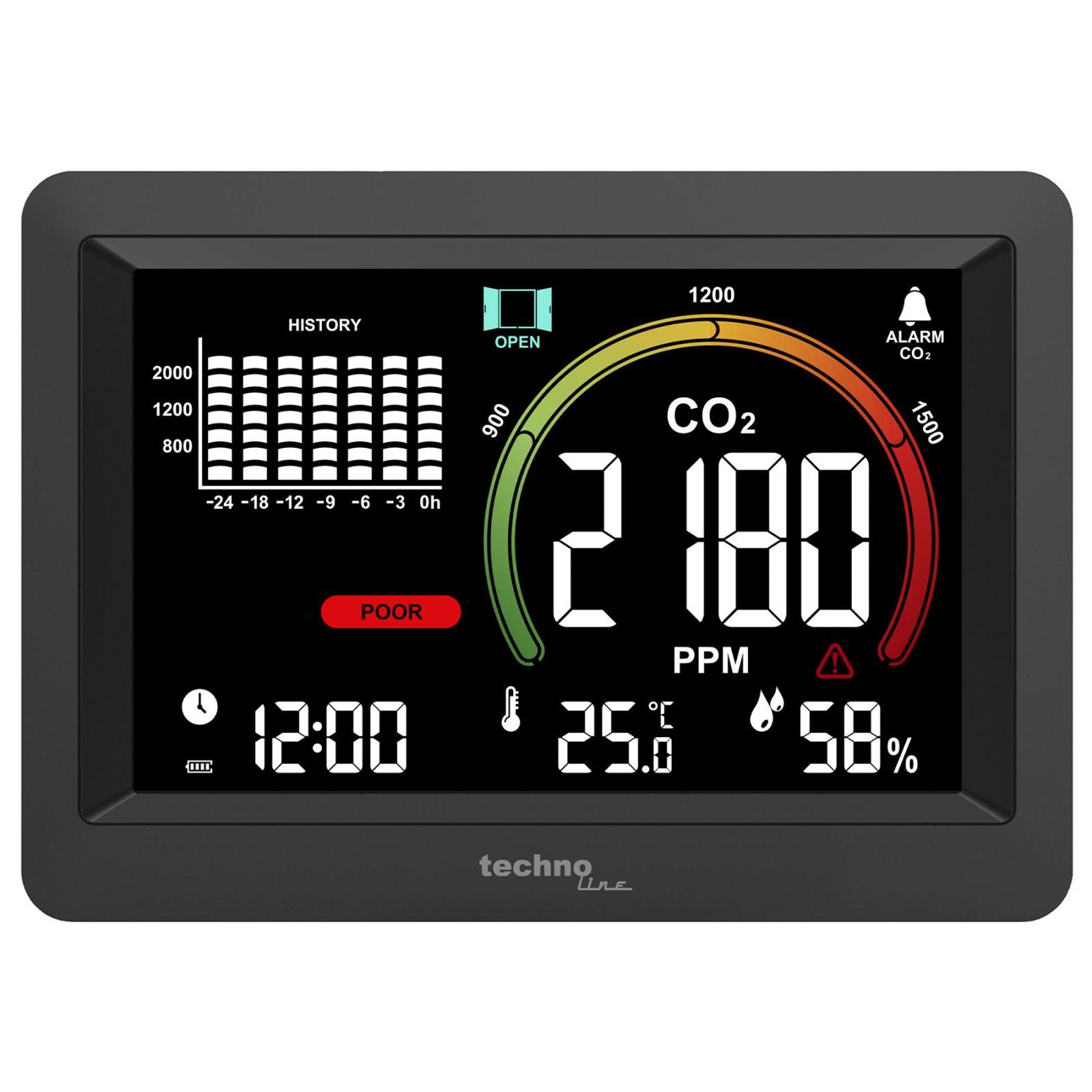 Метеостанція Technoline WL1028 Black (WL1028) 8