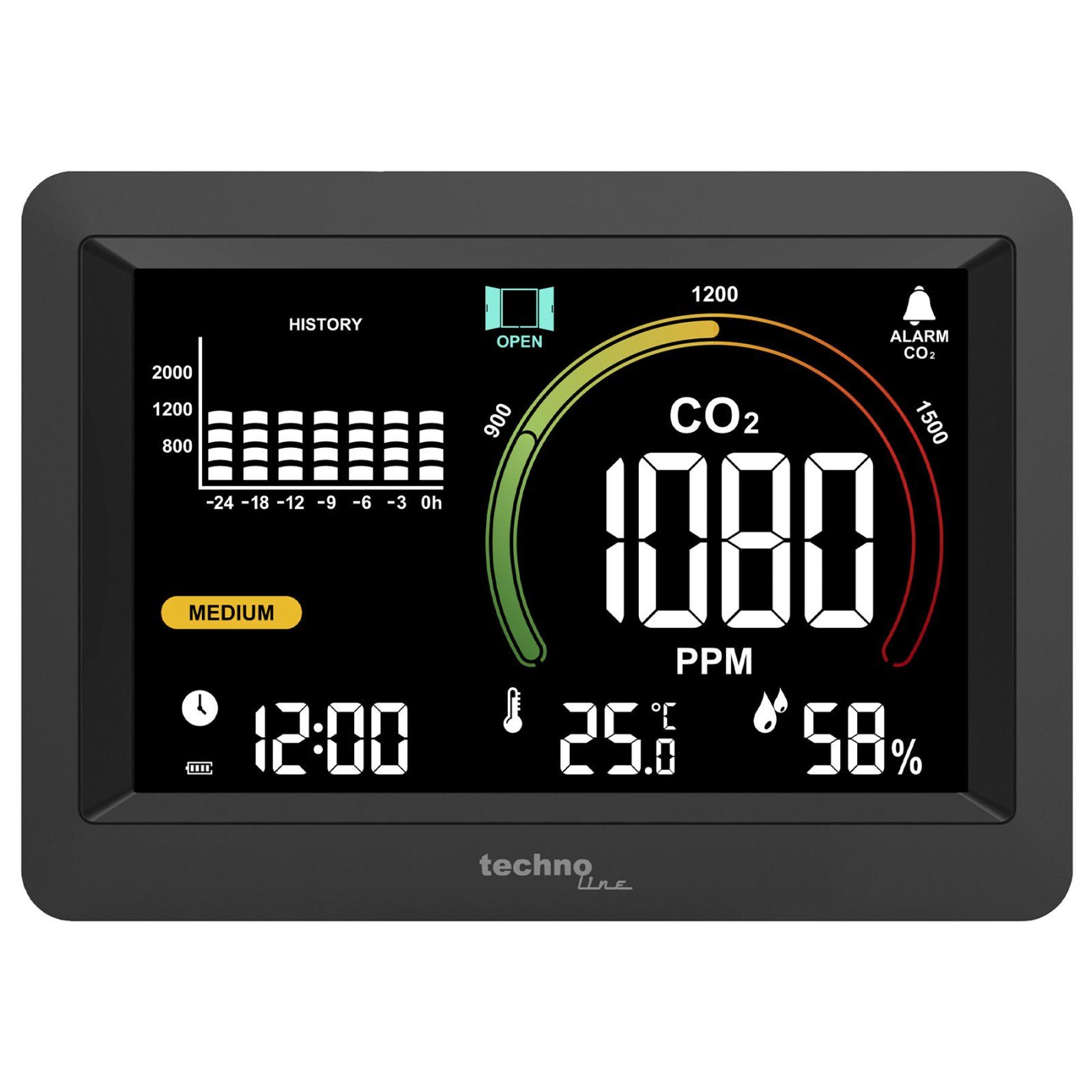 Метеостанція Technoline WL1028 Black (WL1028) 6