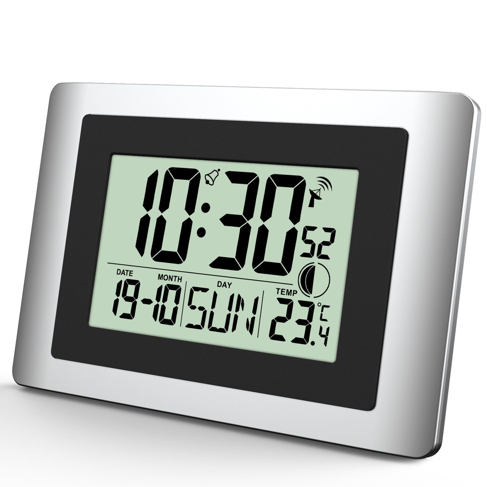 Годинник настінний Technoline WS8028 Silver/Black (WS8028) 3
