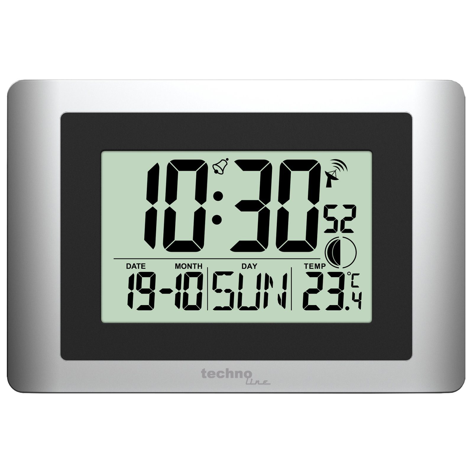 Годинник настінний Technoline WS8028 Silver/Black (WS8028) 2