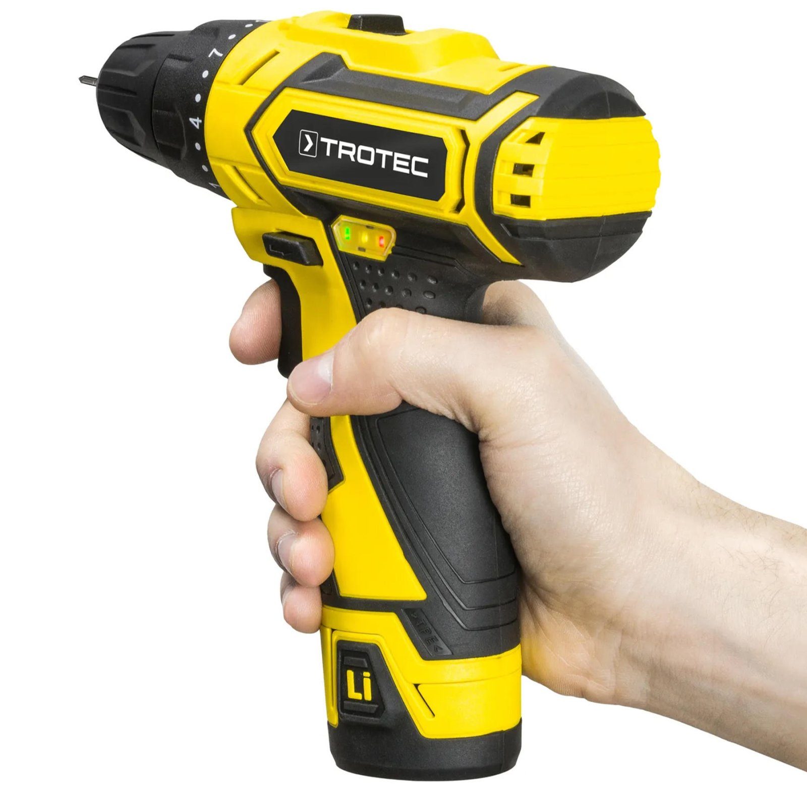 Дриль-шурупокрут акумуляторний Trotec PSCS 11-12V + кейс (4410000102) 4