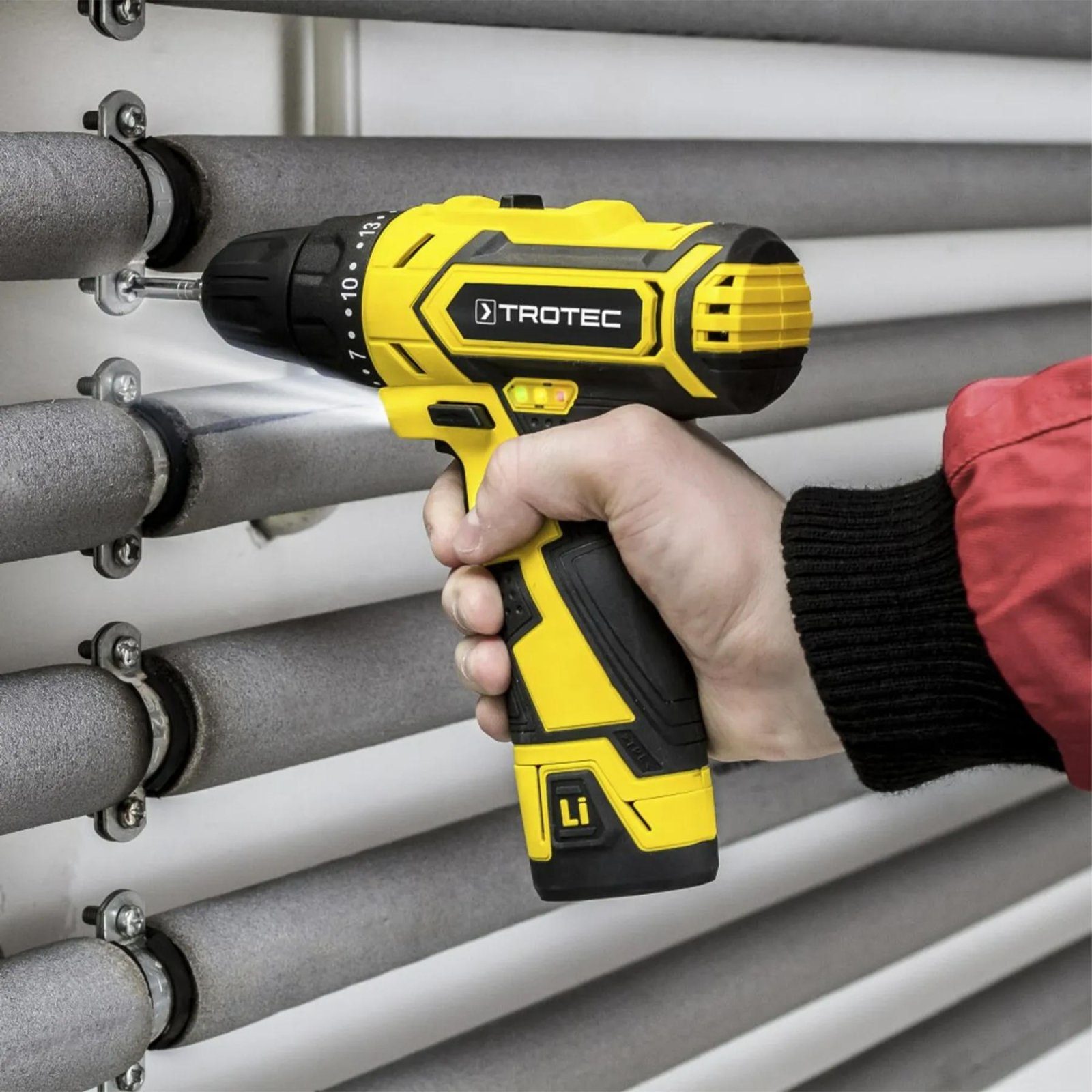 Дриль-шурупокрут акумуляторний Trotec PSCS 11-12V + кейс (4410000102) 9
