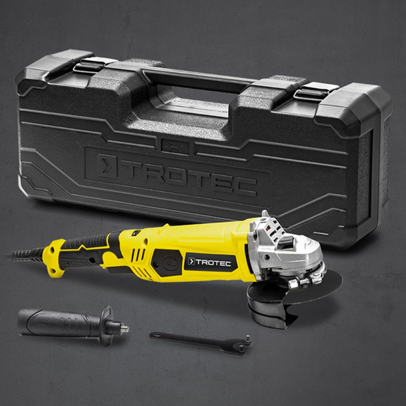 Кутова шліфмашина Trotec PAGS 11-125 + кейс (4440000006) 2