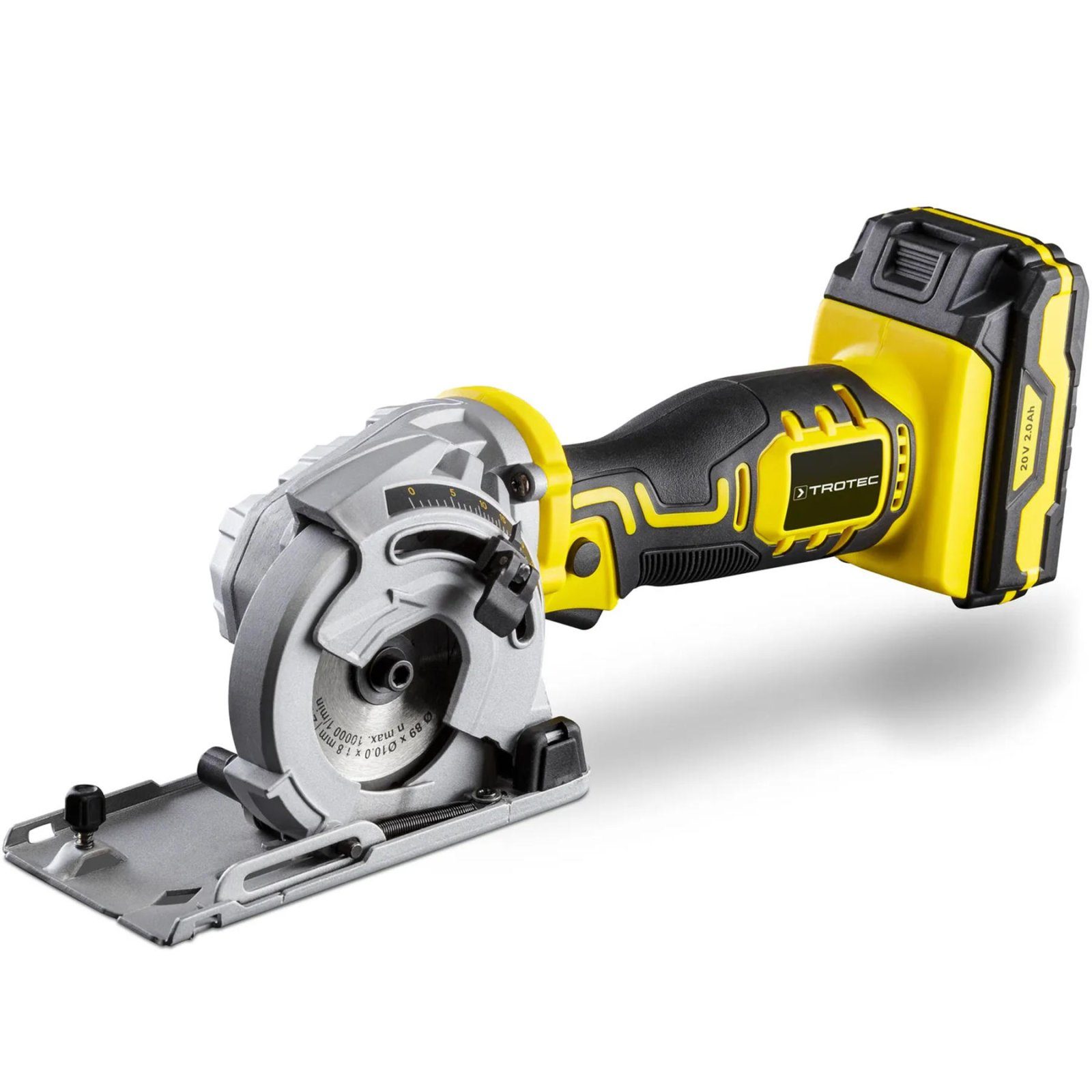 Пила циркулярна акумуляторна міні Trotec PCSS 05-20V + кейс (4430000105) 2