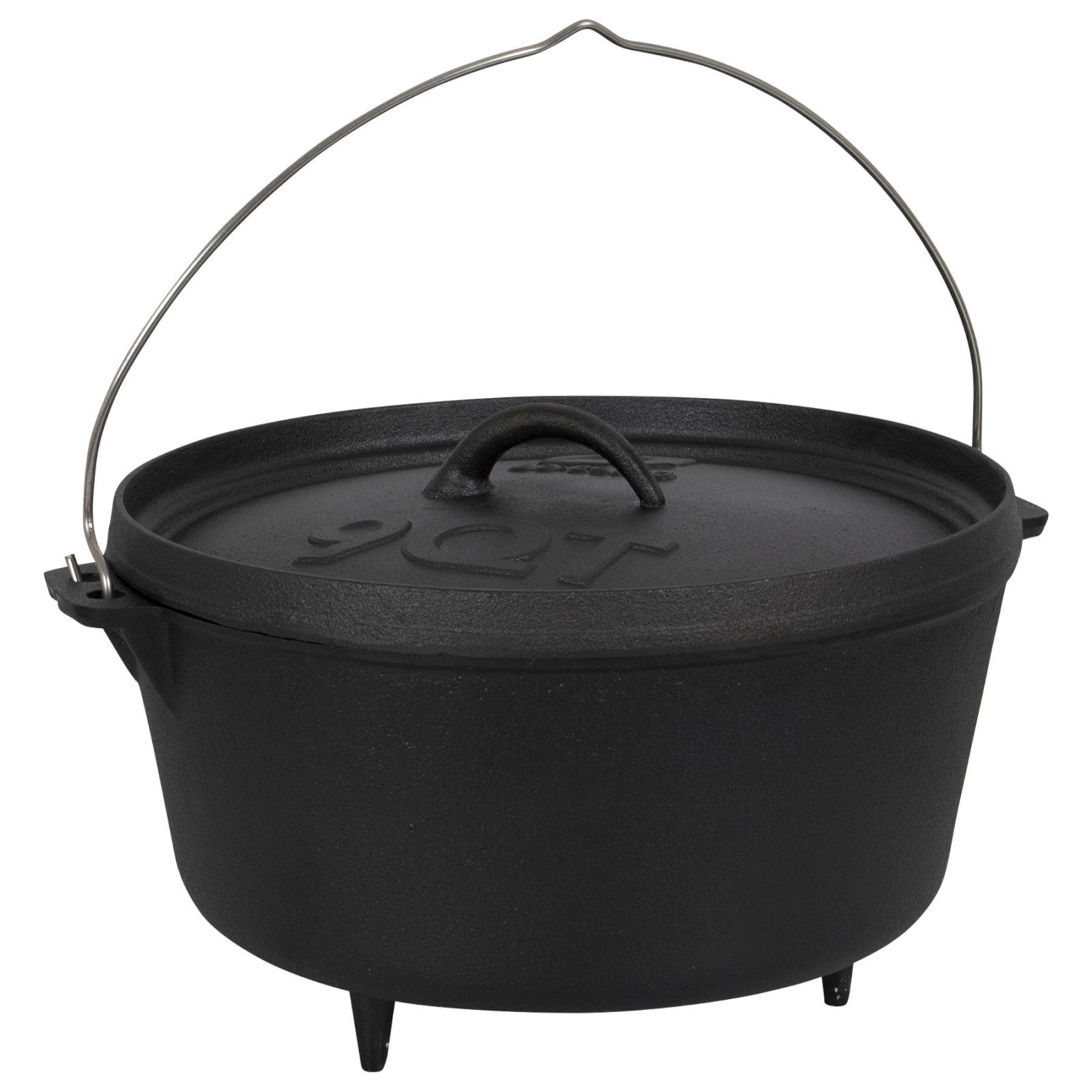 Казан з кришкою Bo-Camp Dutch Oven Cast Iron 31 cm / 7.1 L Black (2122415)