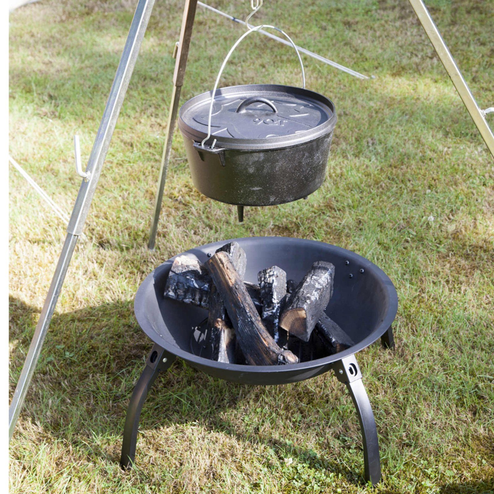 Казан з кришкою Bo-Camp Dutch Oven Cast Iron 31 cm / 7.1 L Black (2122415) 4