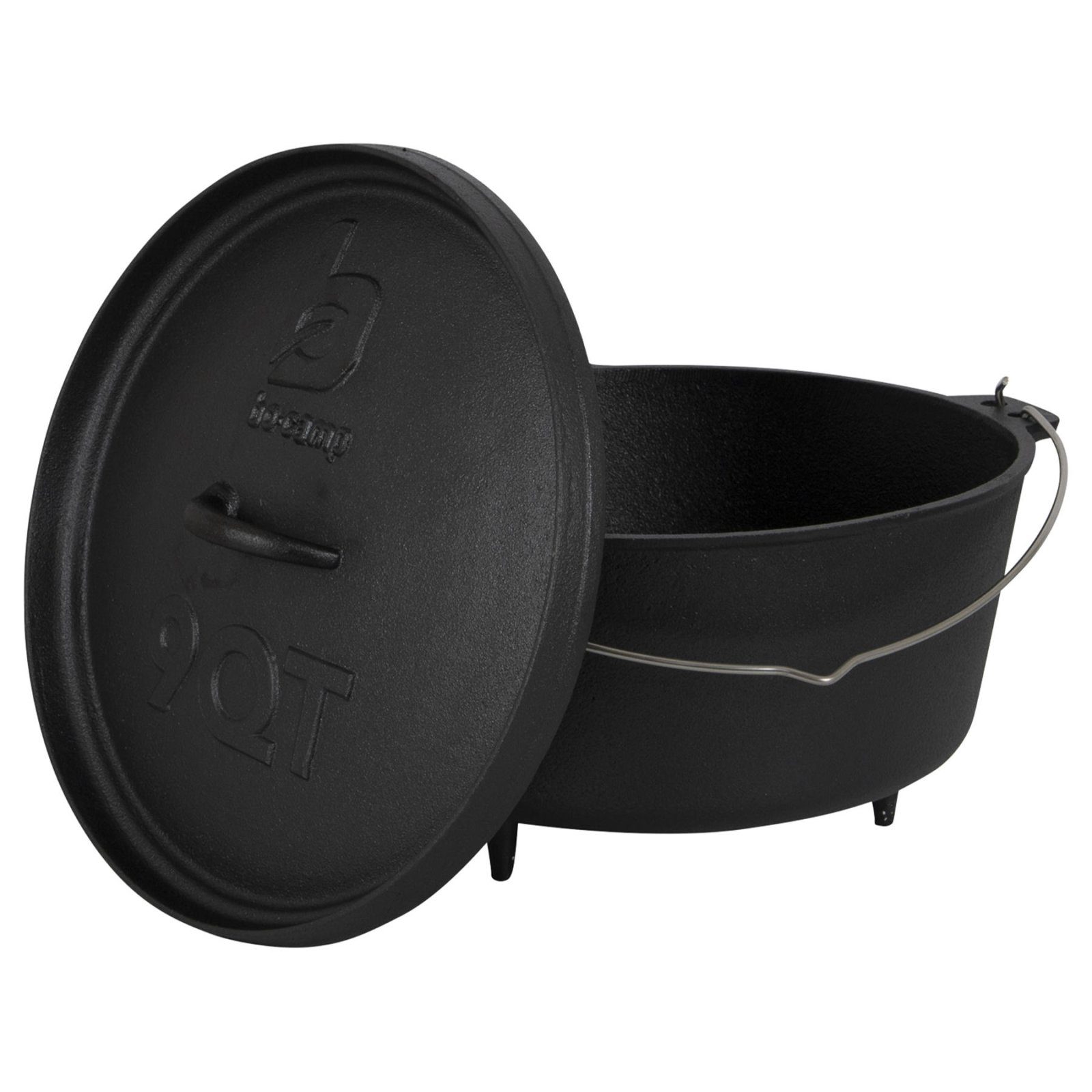 Казан з кришкою Bo-Camp Dutch Oven Cast Iron 31 cm / 7.1 L Black (2122415) 2
