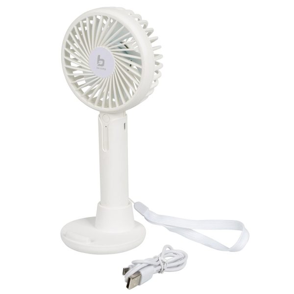 Вентилятор акумуляторний Bo-Camp Portable Fan With Holder White (8520952)