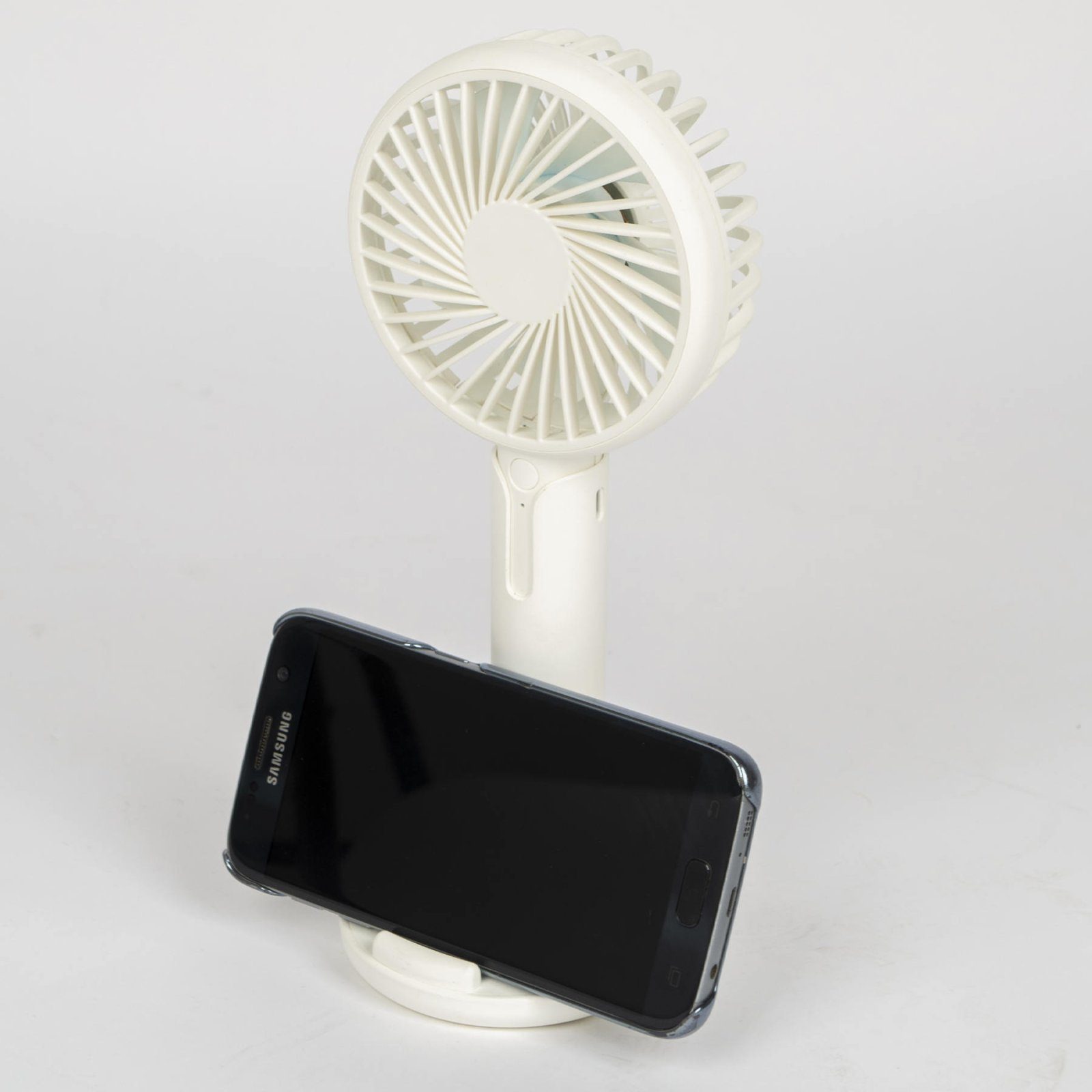 Вентилятор акумуляторний Bo-Camp Portable Fan With Holder White (8520952) 5