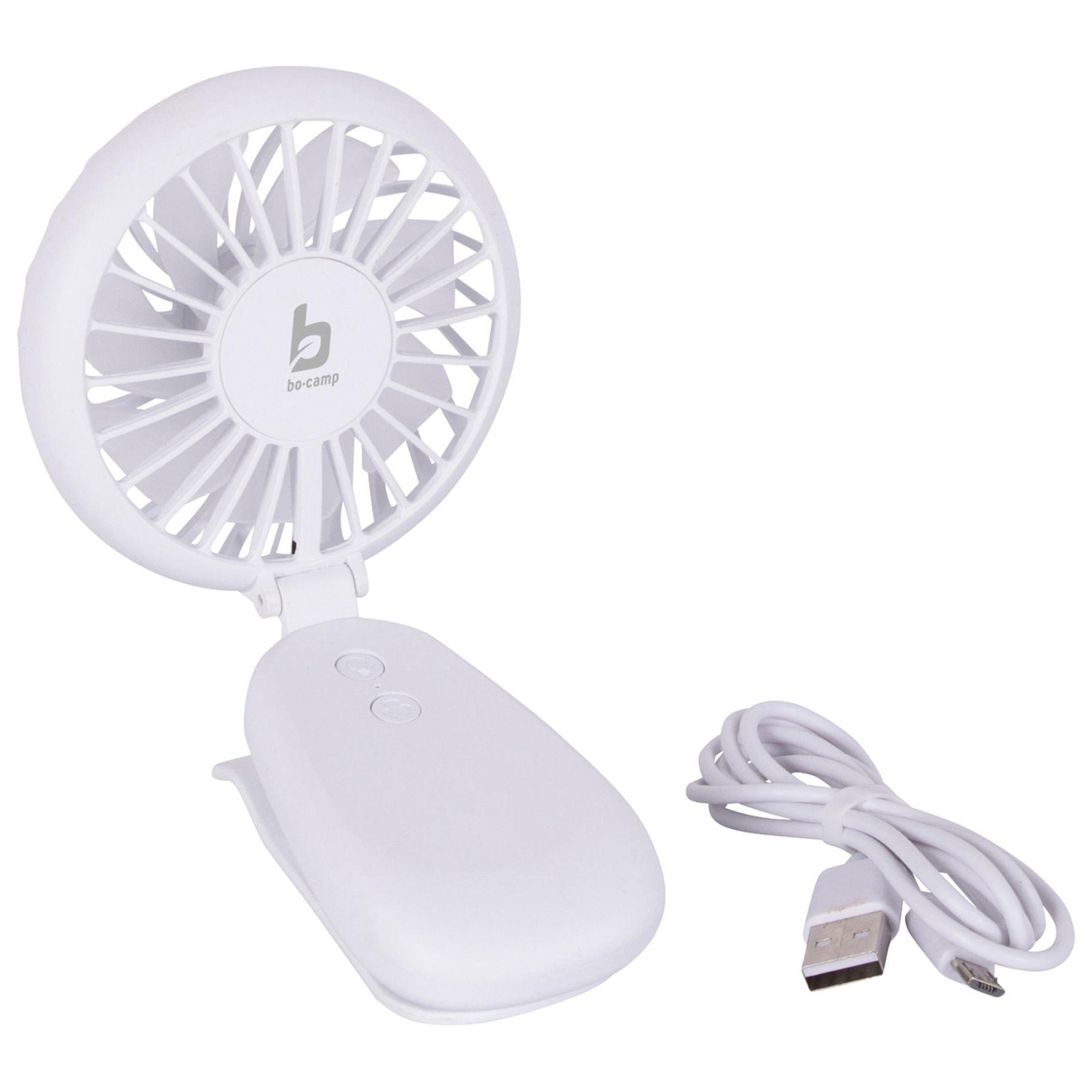 Вентилятор акумуляторний Bo-Camp Mini Fan With Clamp White (8520960) 2