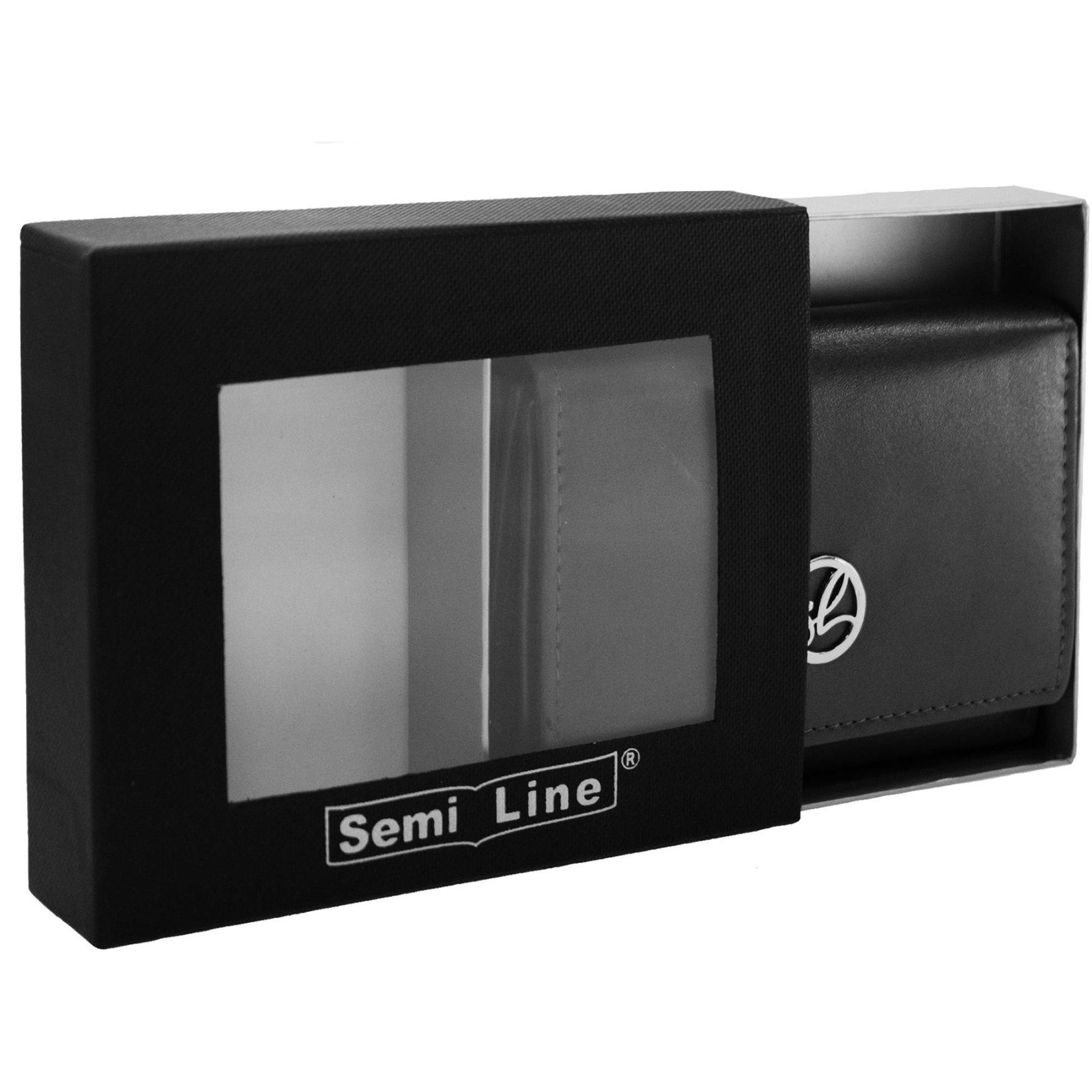 Гаманець жіночий шкіряний Semi Line RFID Black (P8272-0) 3