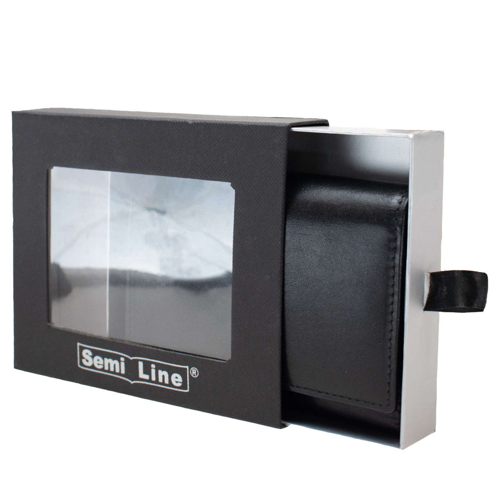 Гаманець жіночий шкіряний Semi Line RFID Black (P8263-0) 3