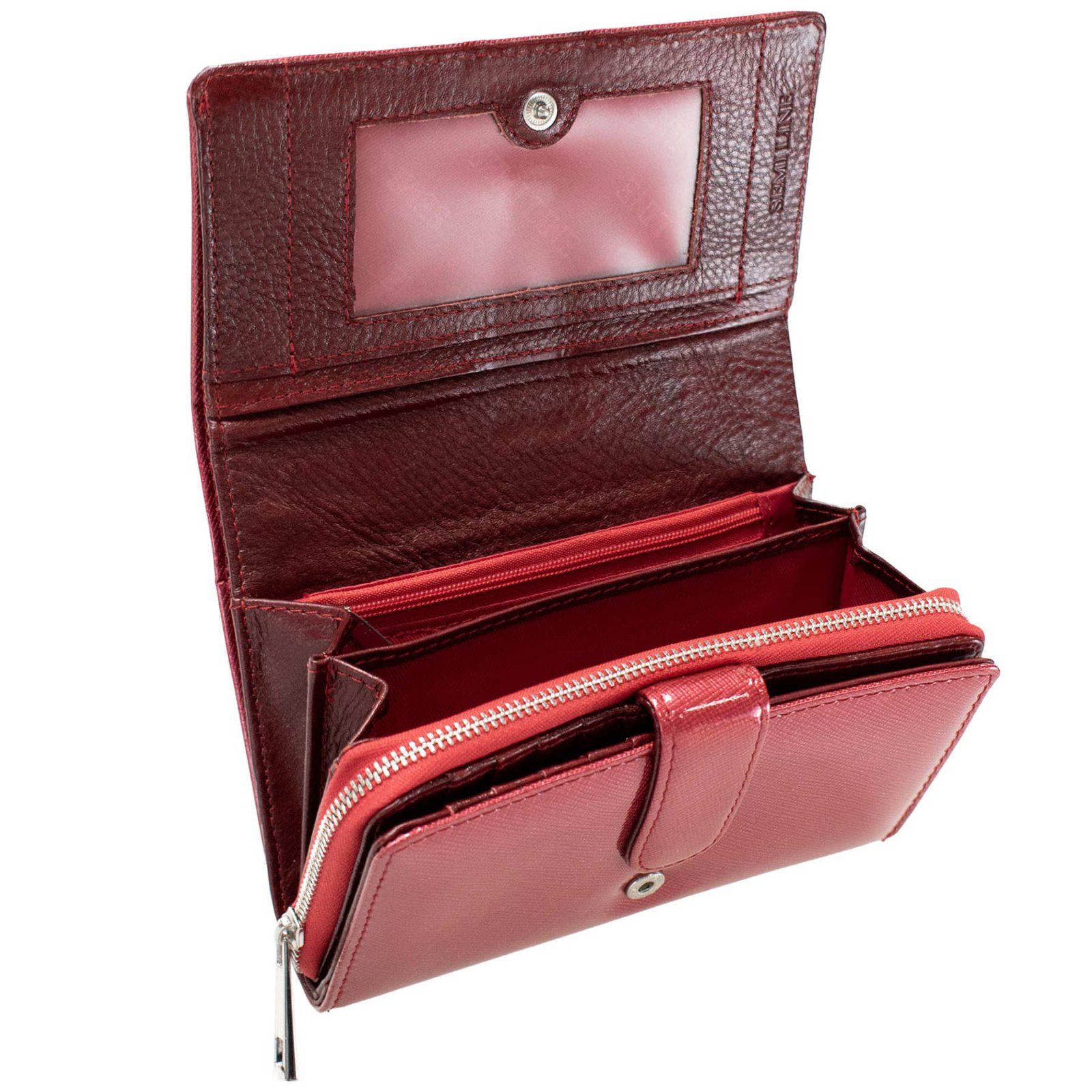 Гаманець жіночий шкіряний Semi Line RFID Red (P8237-2) 2