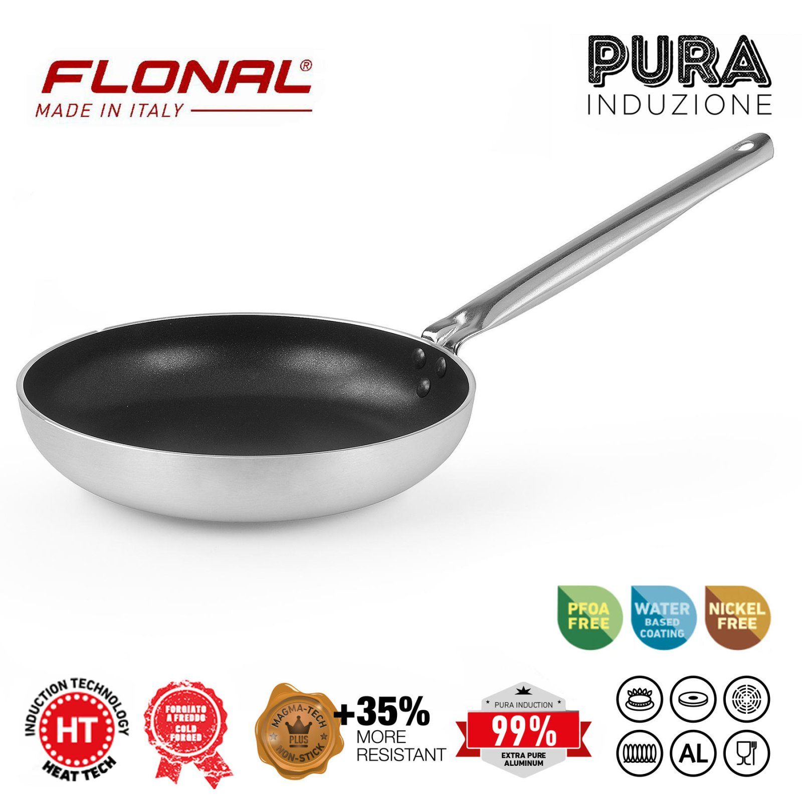 Сковорода Flonal Pura Induction Professional 28 см (GPRPB2870) 2