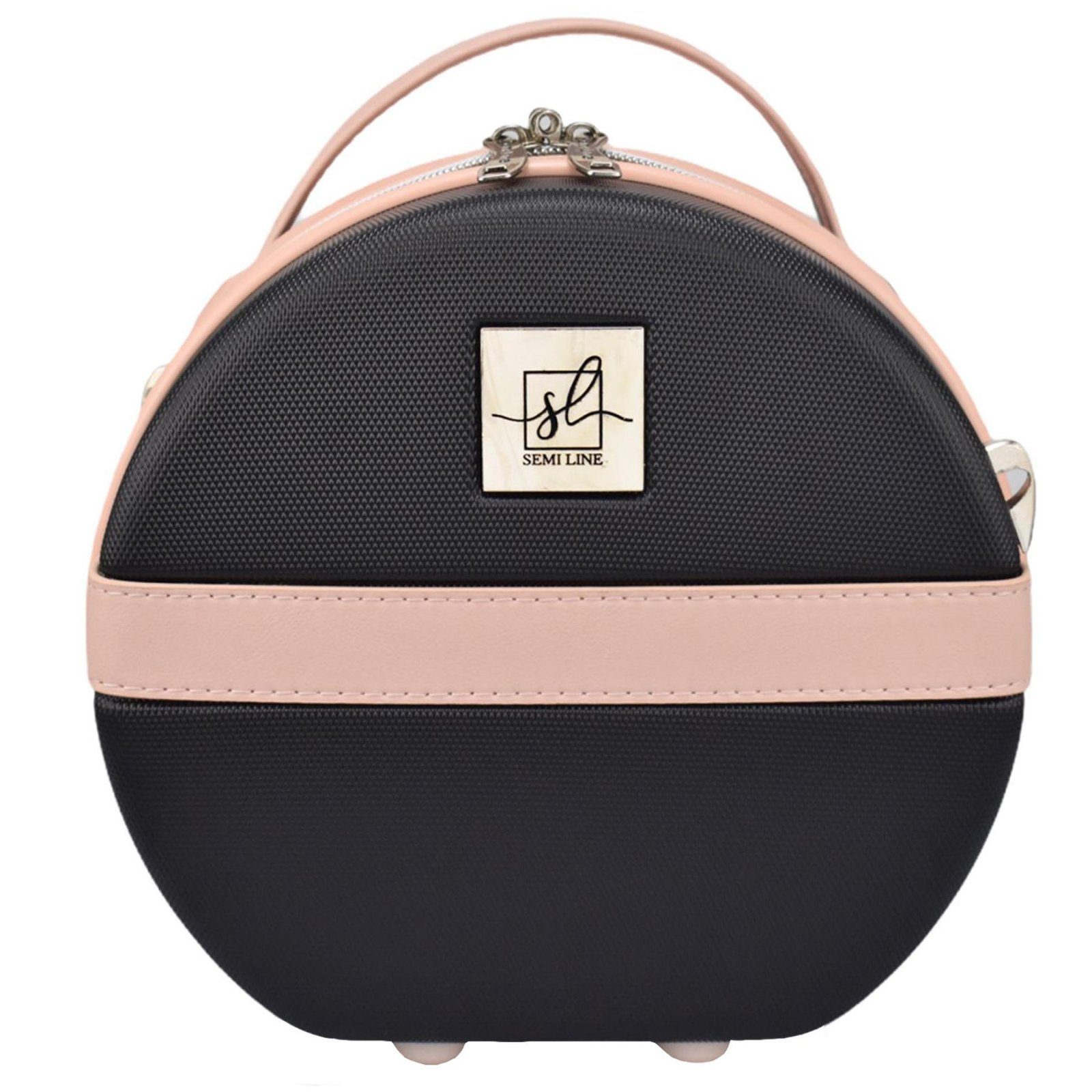 Бьюті-кейс Semi Line 5L Black/Pink Cream (T5671-1) Discounted 5