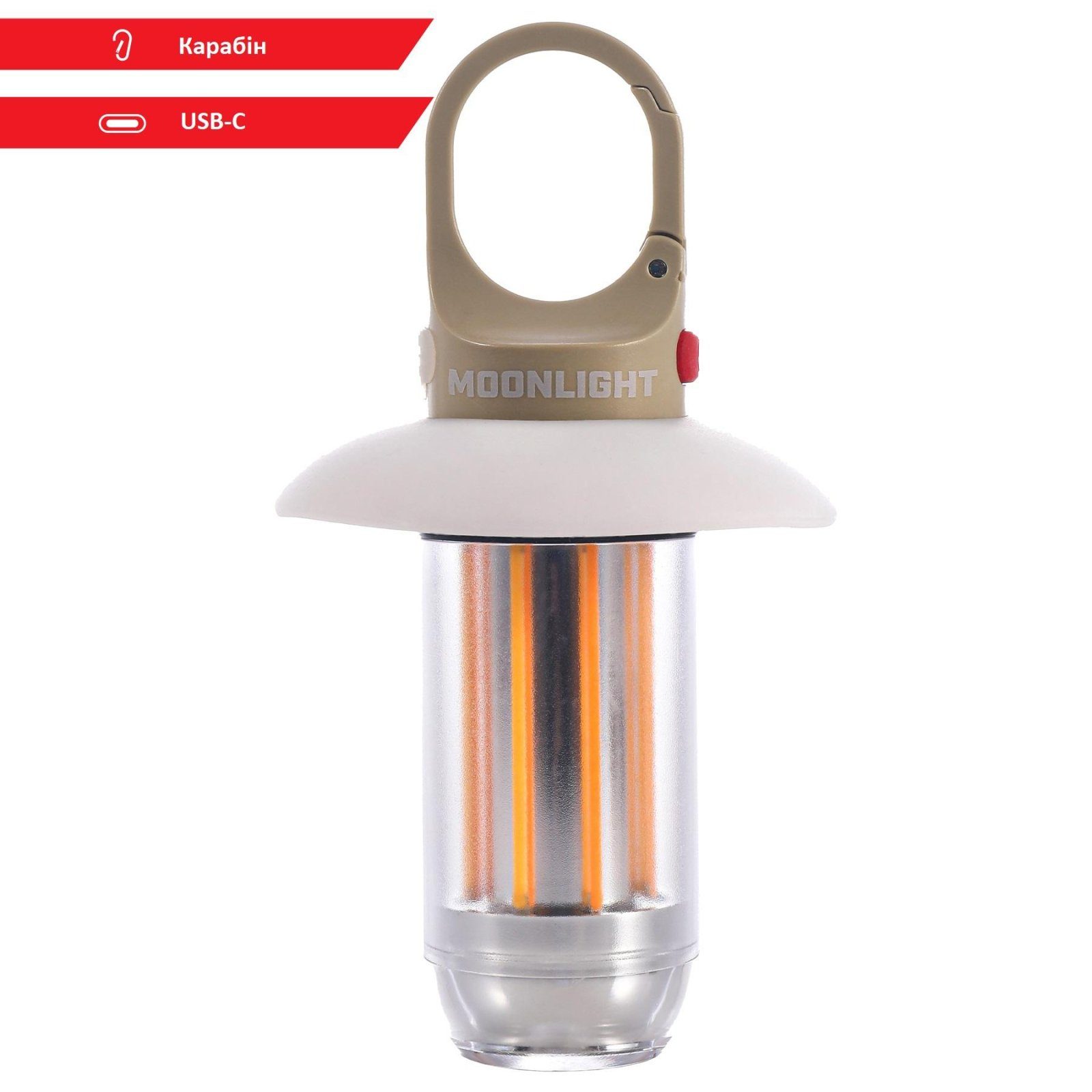Ліхтар кемпінговий Falcon Eye Moonlight (500 Lm) White LED Rechargeable Type-C (FCL0029) 3