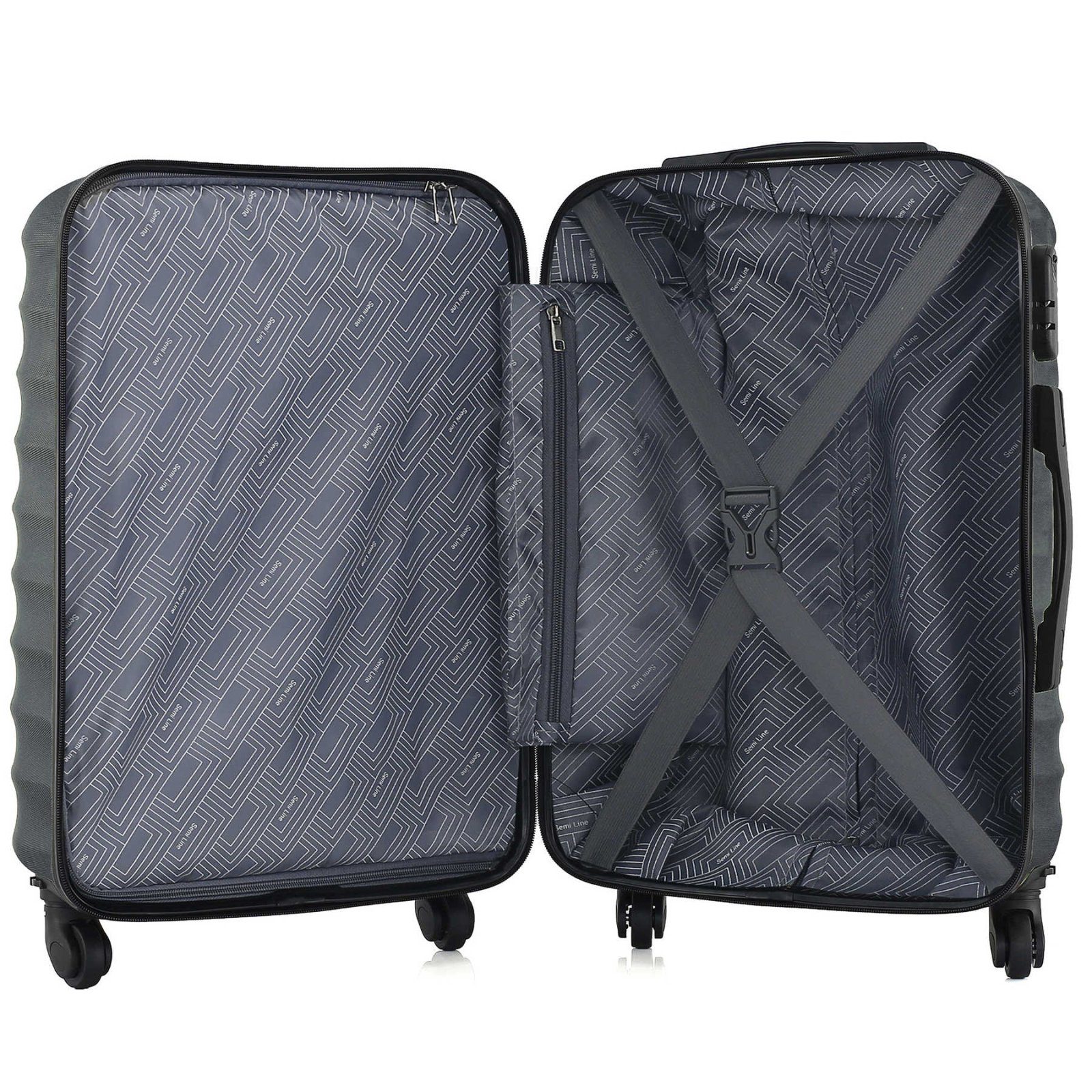 Валіза Semi Line 22" (M) Navy (T5577-3) Discounted 4