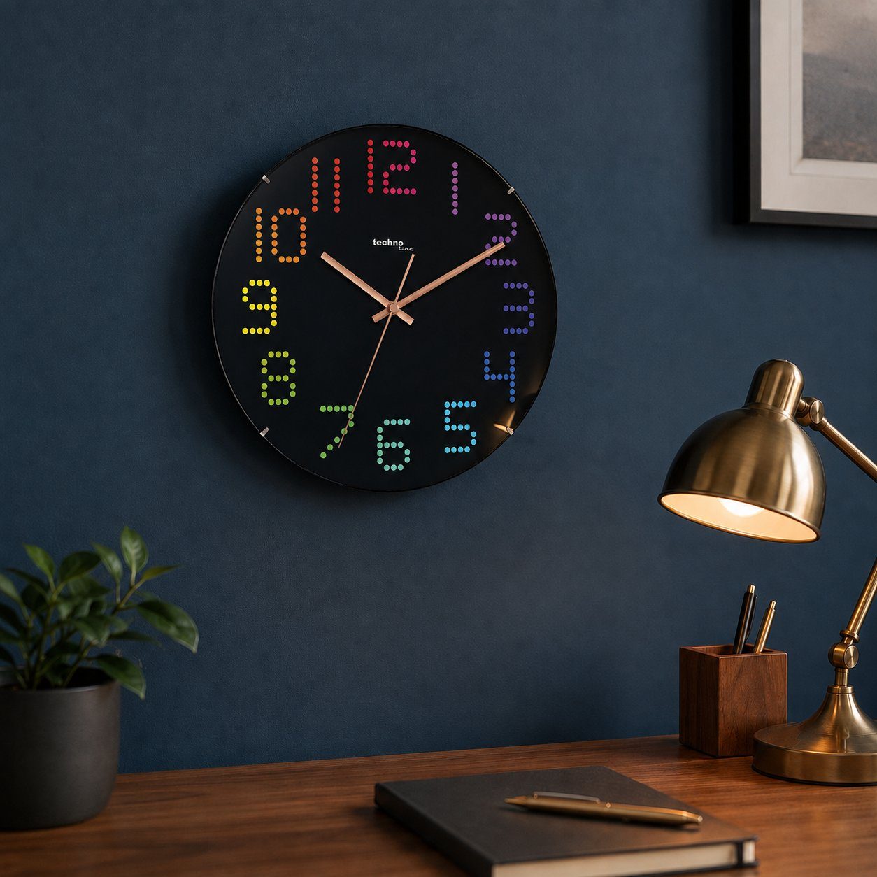 Годинник настінний Technoline WT7410 Black (WT7410) 3
