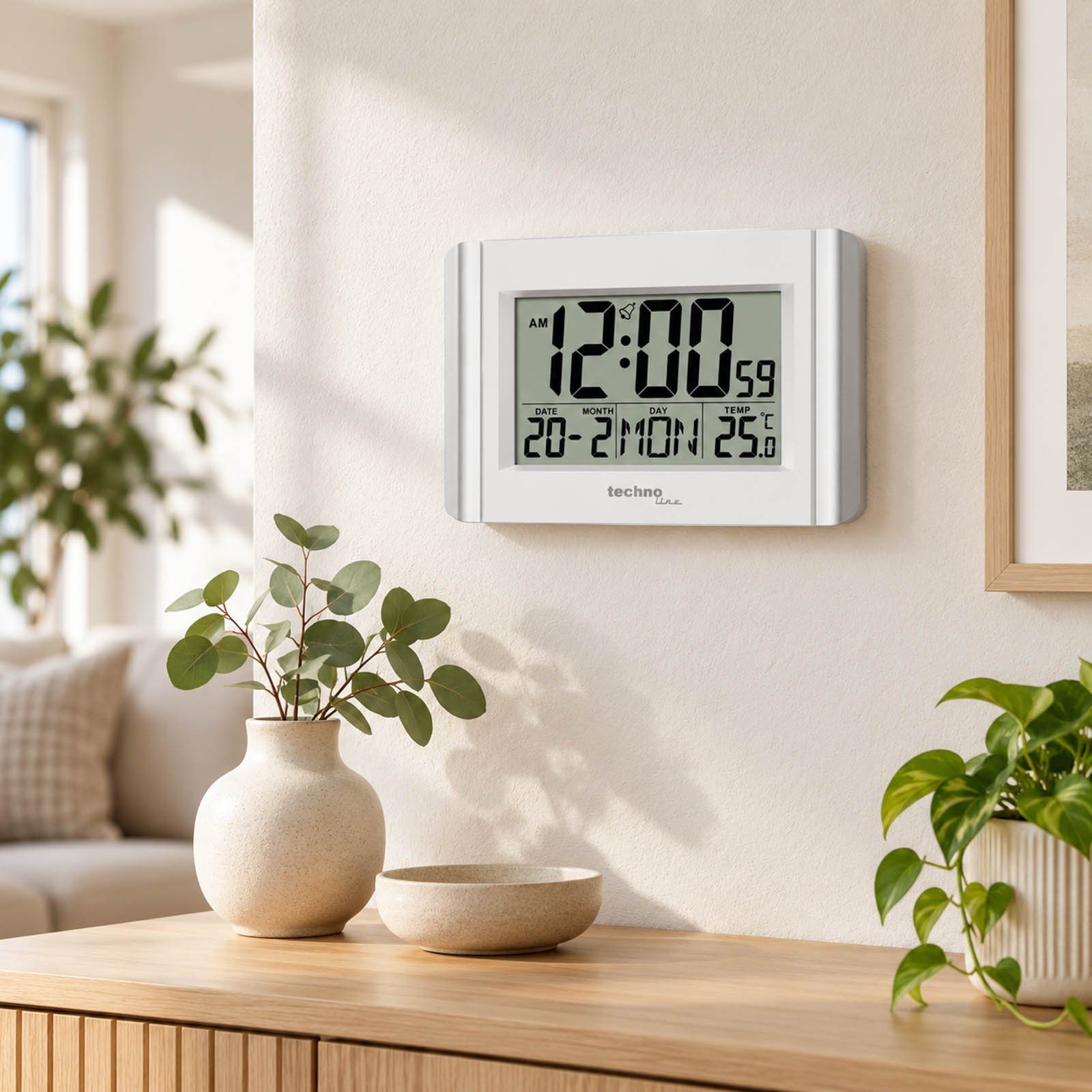 Годинник настільний Technoline WS8002 White (WS8002) 3