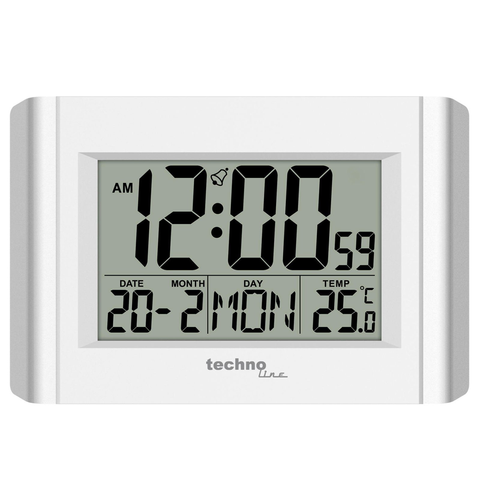 Годинник настільний Technoline WS8002 White (WS8002)