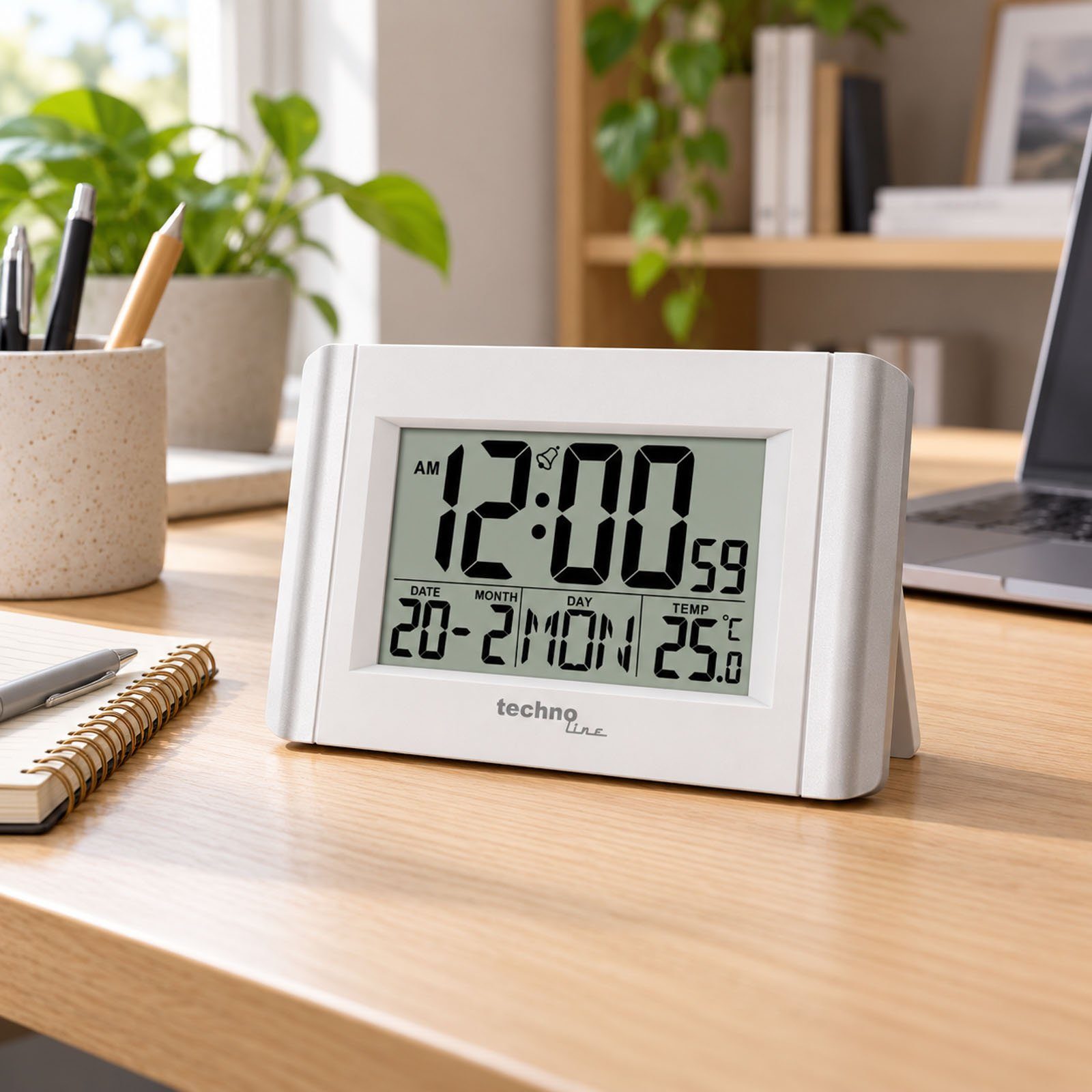 Годинник настільний Technoline WS8002 White (WS8002) 2