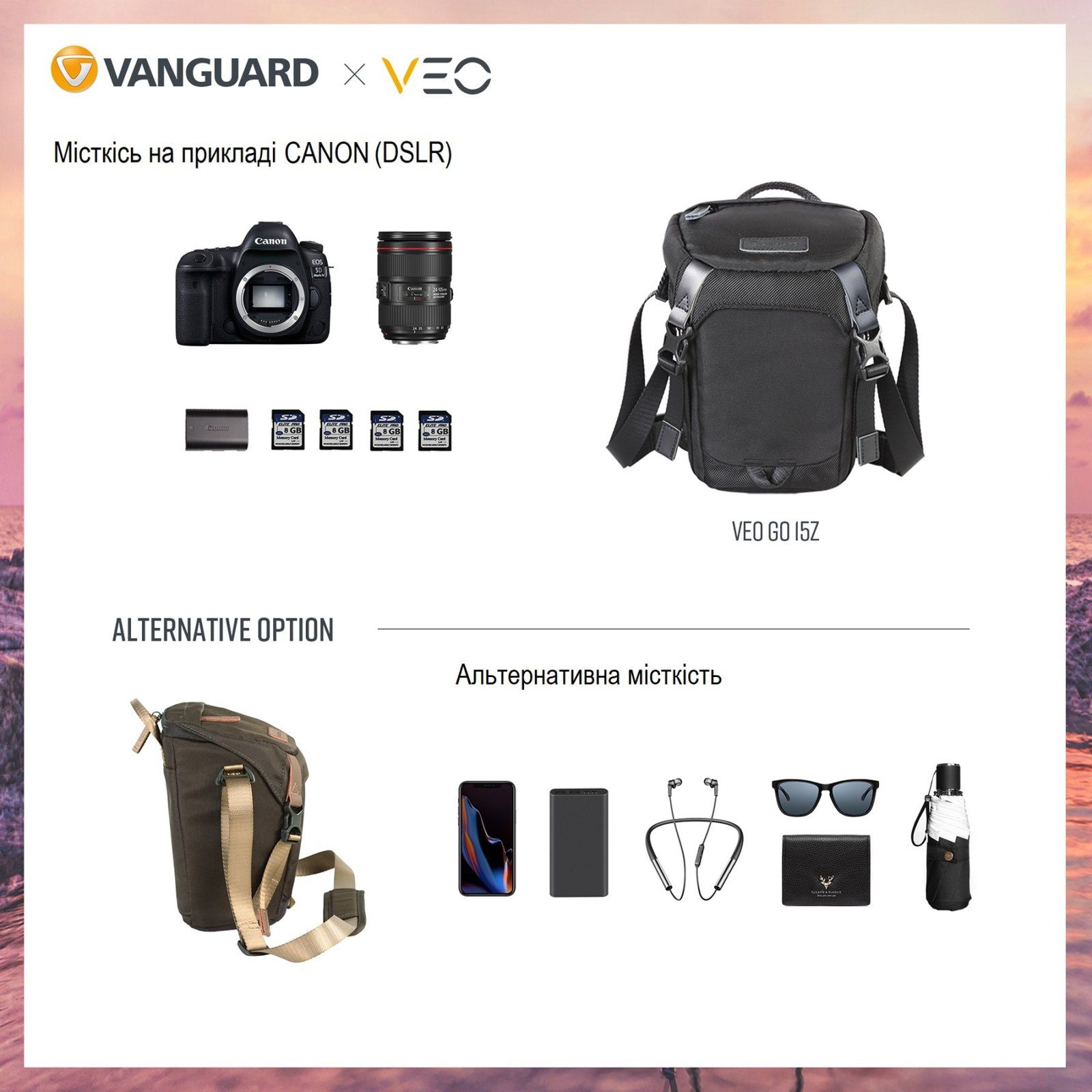 Сумка Vanguard VEO GO 15Z Black (VEO GO 15Z BK) 8