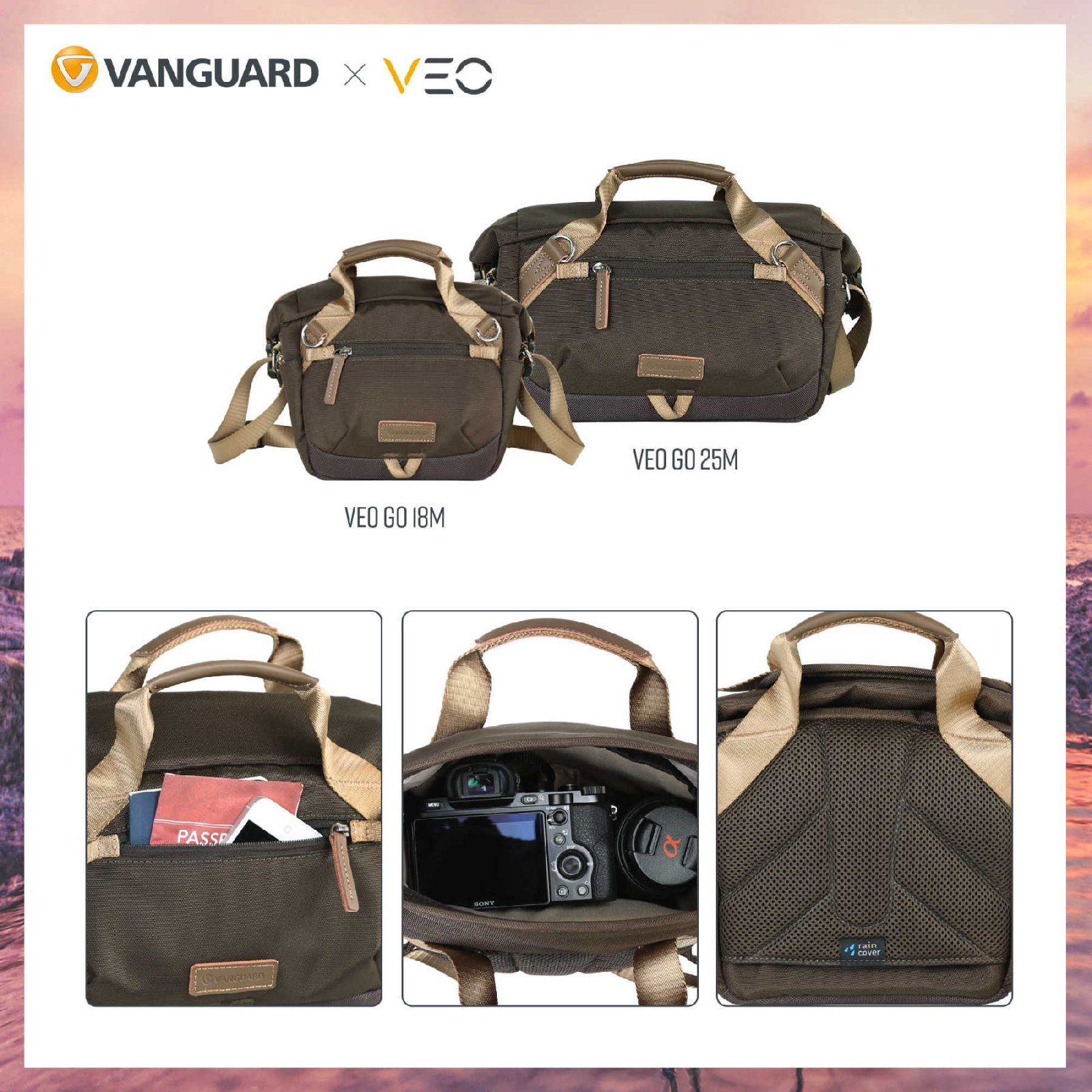 Сумка Vanguard VEO GO 25M Khaki-Green (VEO GO 25M KG) 7