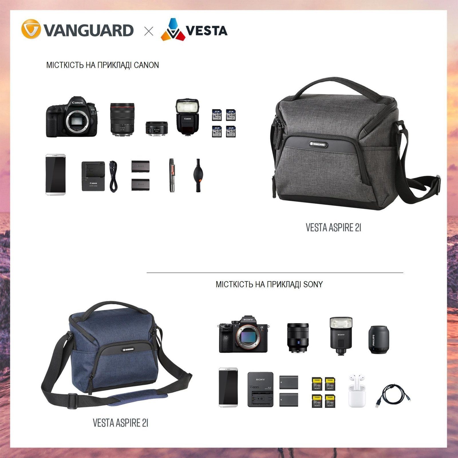 Сумка Vanguard Vesta Aspire 21 Navy (Vesta Aspire 21 NV) 6