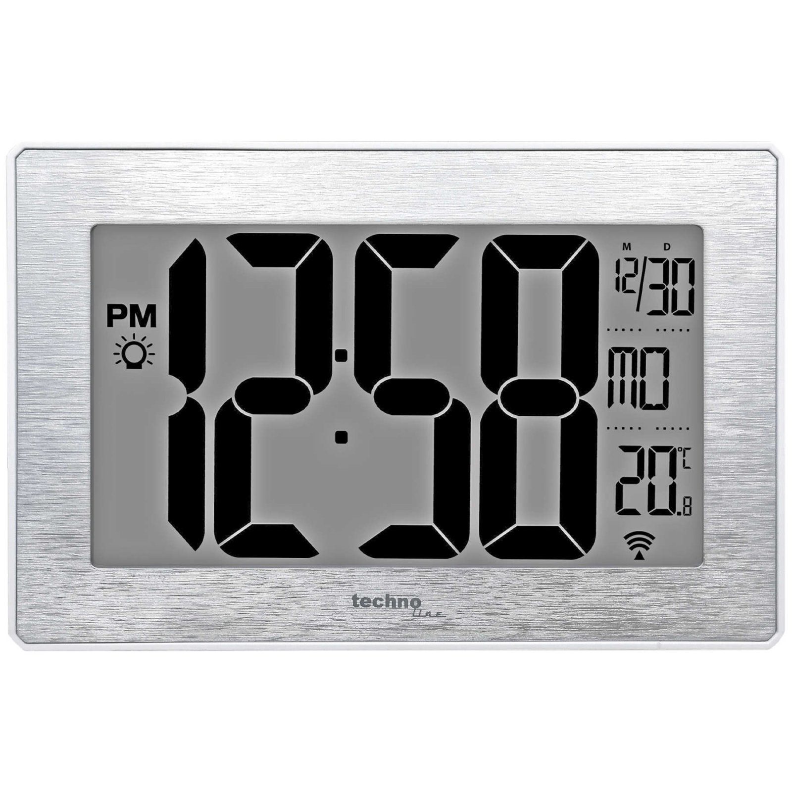 Годинник настінний Technoline WS8019 Silver (WS8019) 2