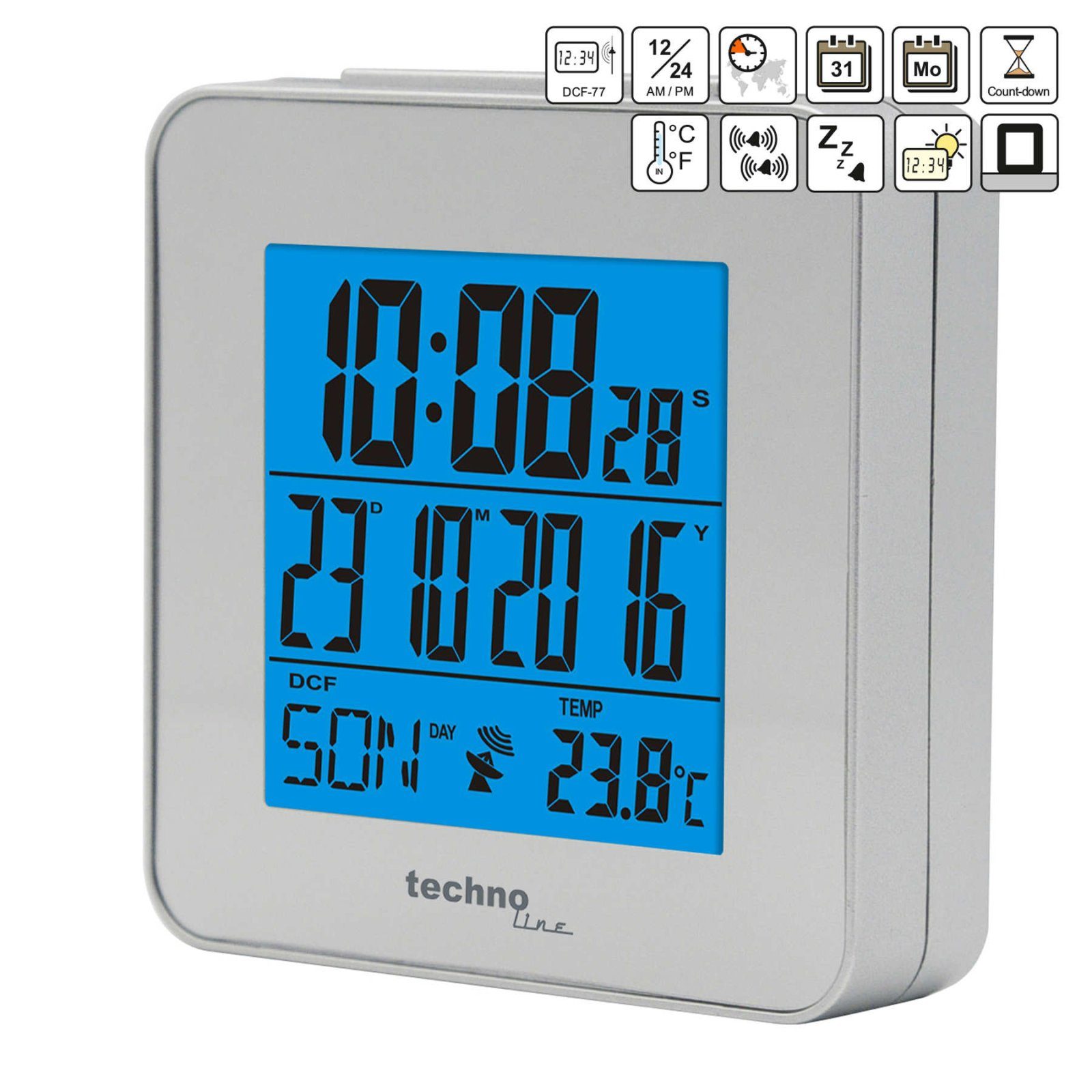 Годинник настільний Technoline WT268 Silver (WT268) 3