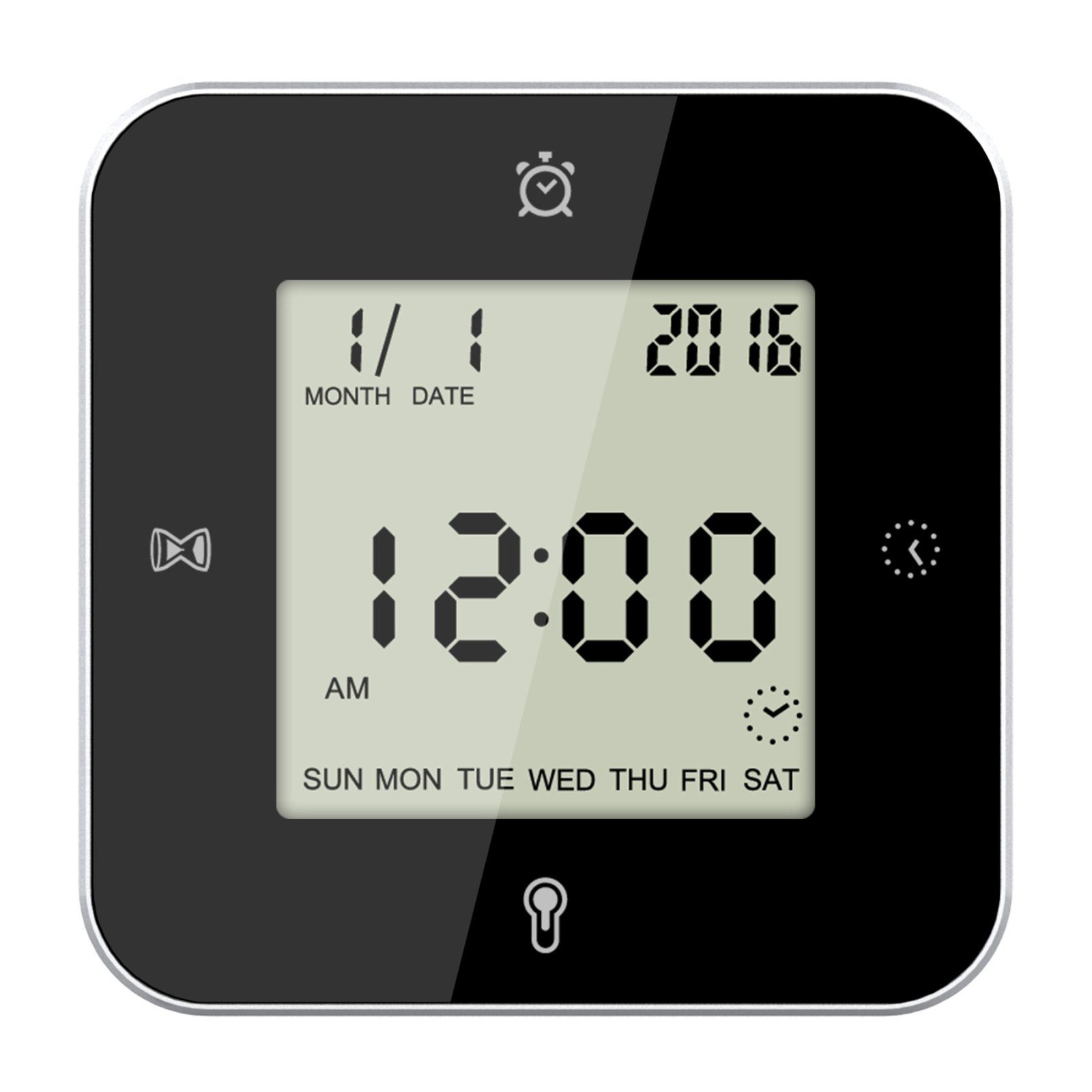 Годинник настільний Technoline WT344 Black/Silver (WT344) 3