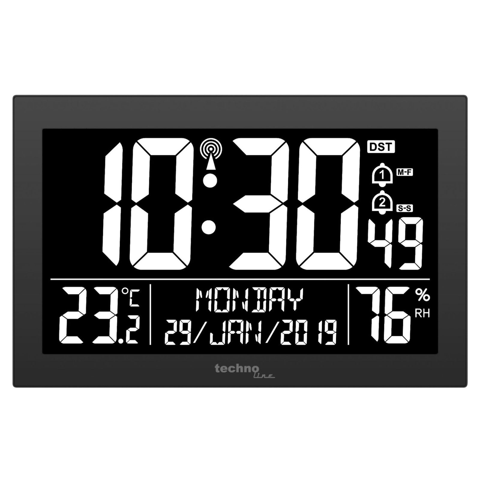 Годинник настінний Technoline WS8017 Black (WS8017) 2