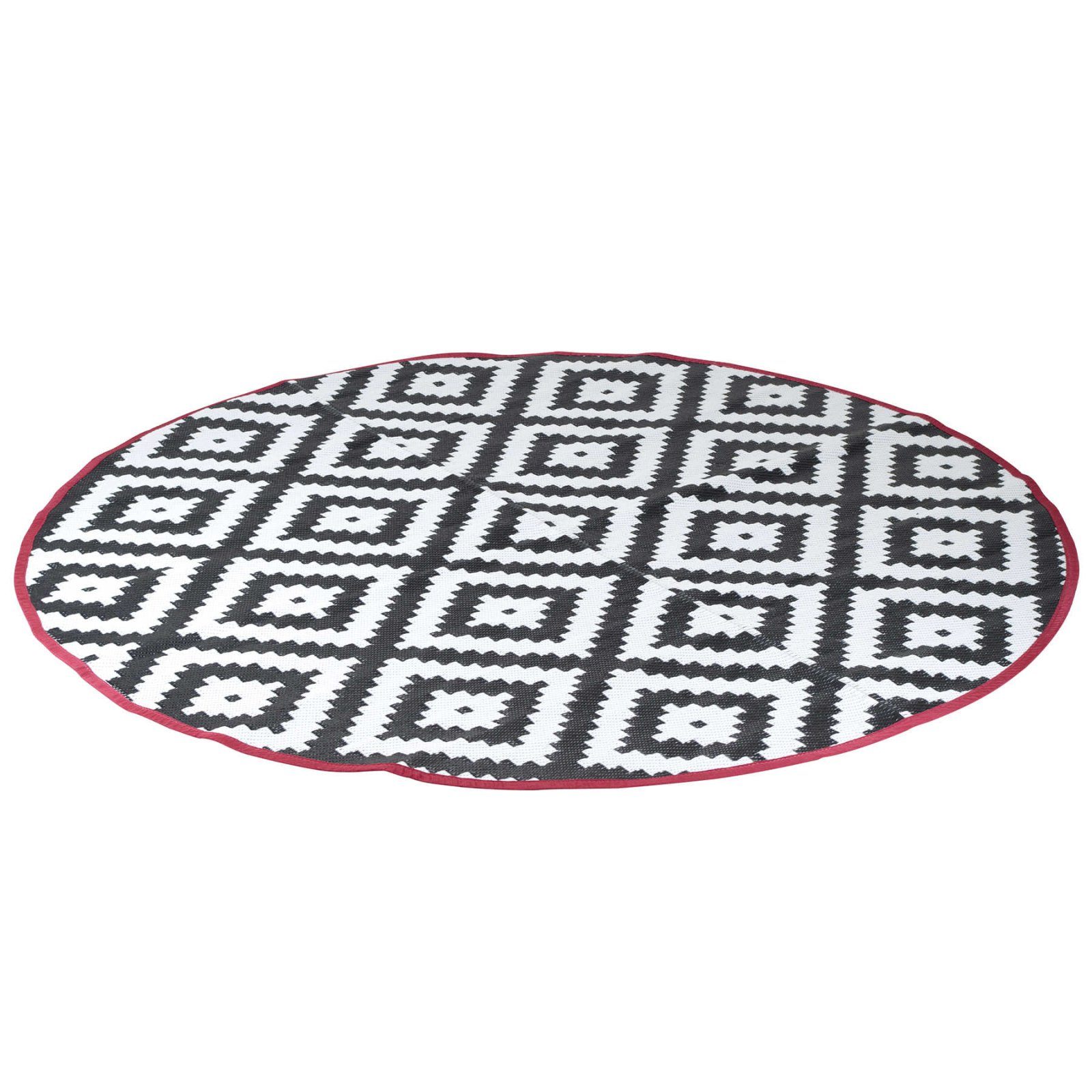 Килимок для пікніка Bo-Camp Falconwood Round Black/White (4271100) 2
