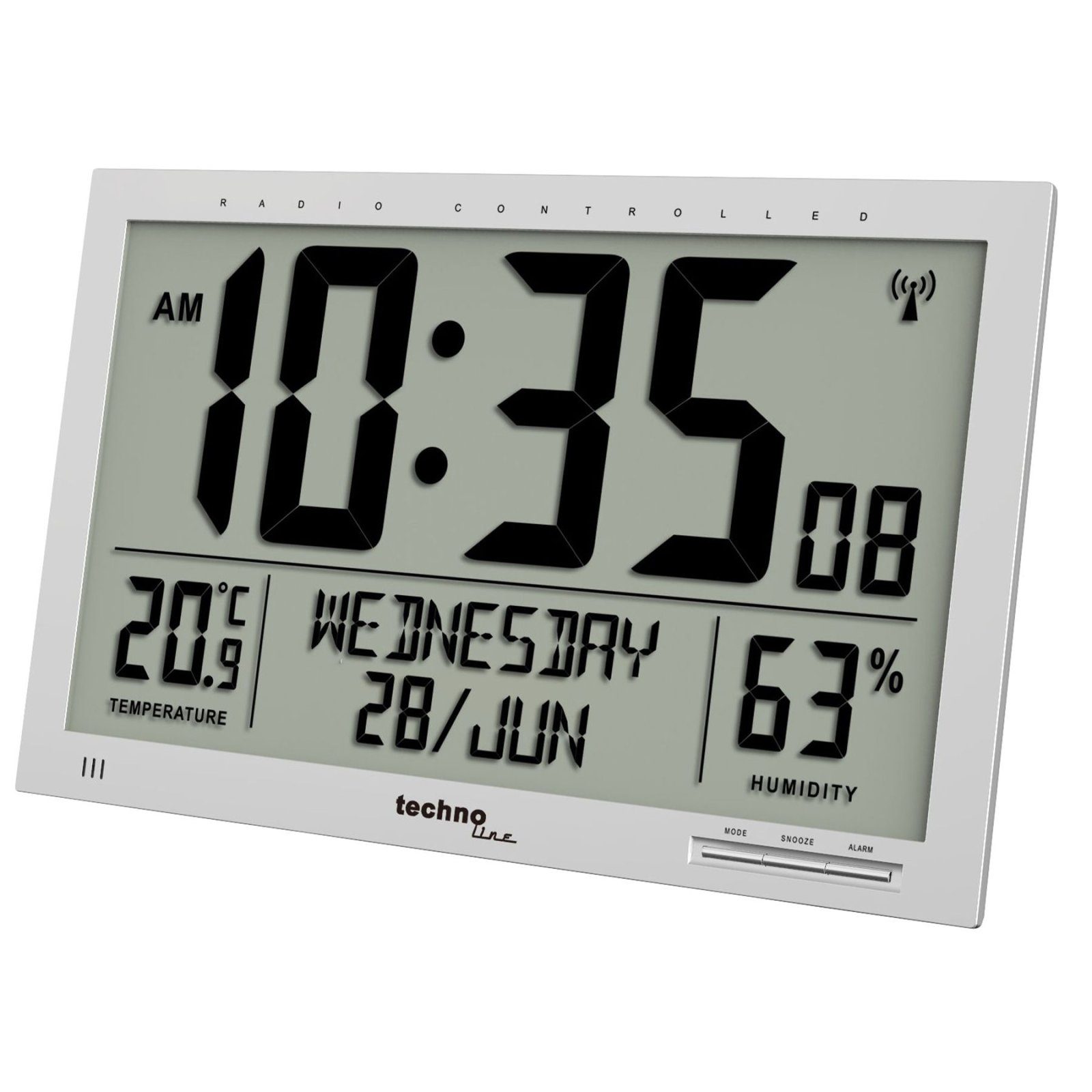 Годинник настінний Technoline WS8013 Silver (WS8013) 7