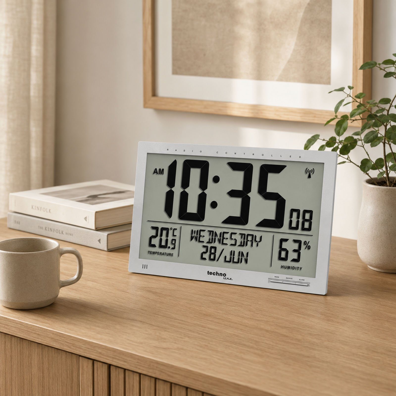 Годинник настінний Technoline WS8013 Silver (WS8013) 2