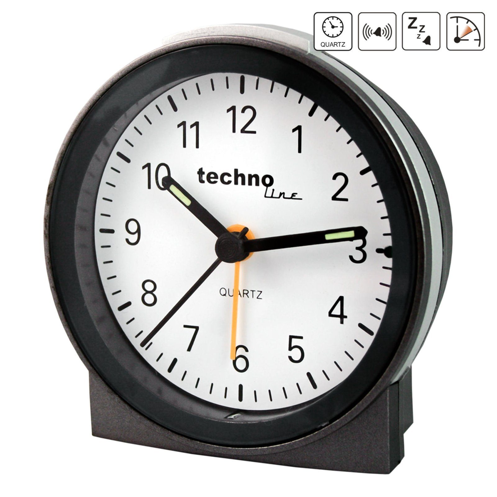 Годинник настільний Technoline Modell G Black (Modell G) 5