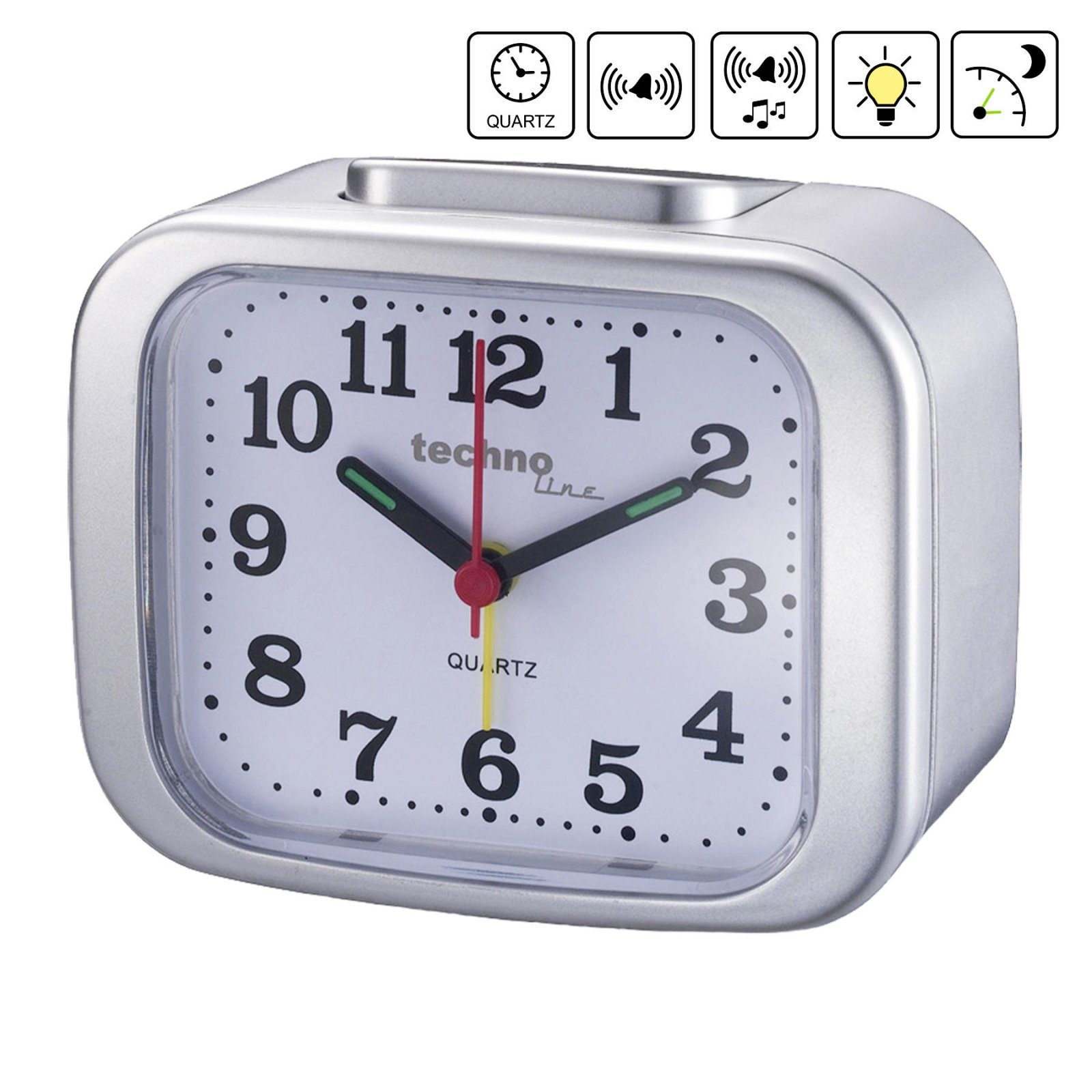 Годинник настільний Technoline Modell XL Silver (Modell XL silber) 5