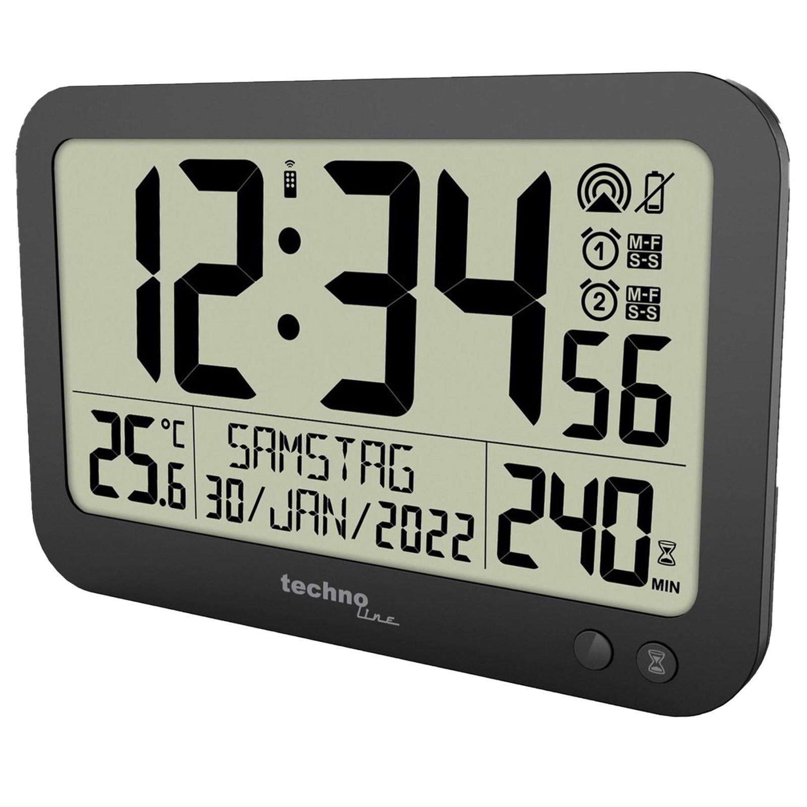 Годинник настінний Technoline WS8026 Black (WS8026) 2
