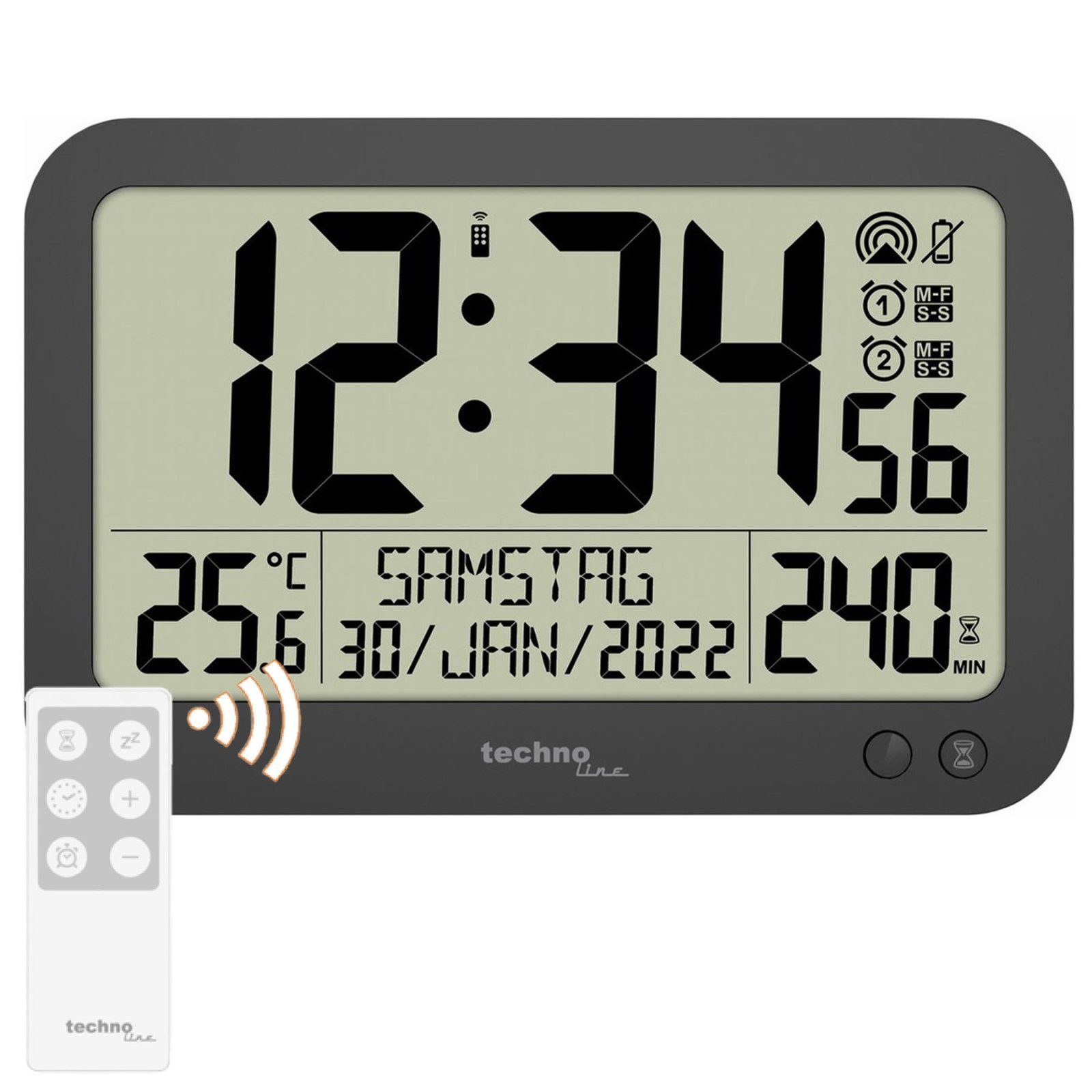 Годинник настінний Technoline WS8026 Black (WS8026) 4