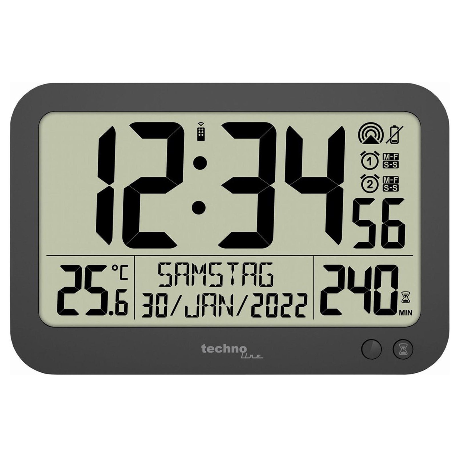Годинник настінний Technoline WS8026 Black (WS8026) 3