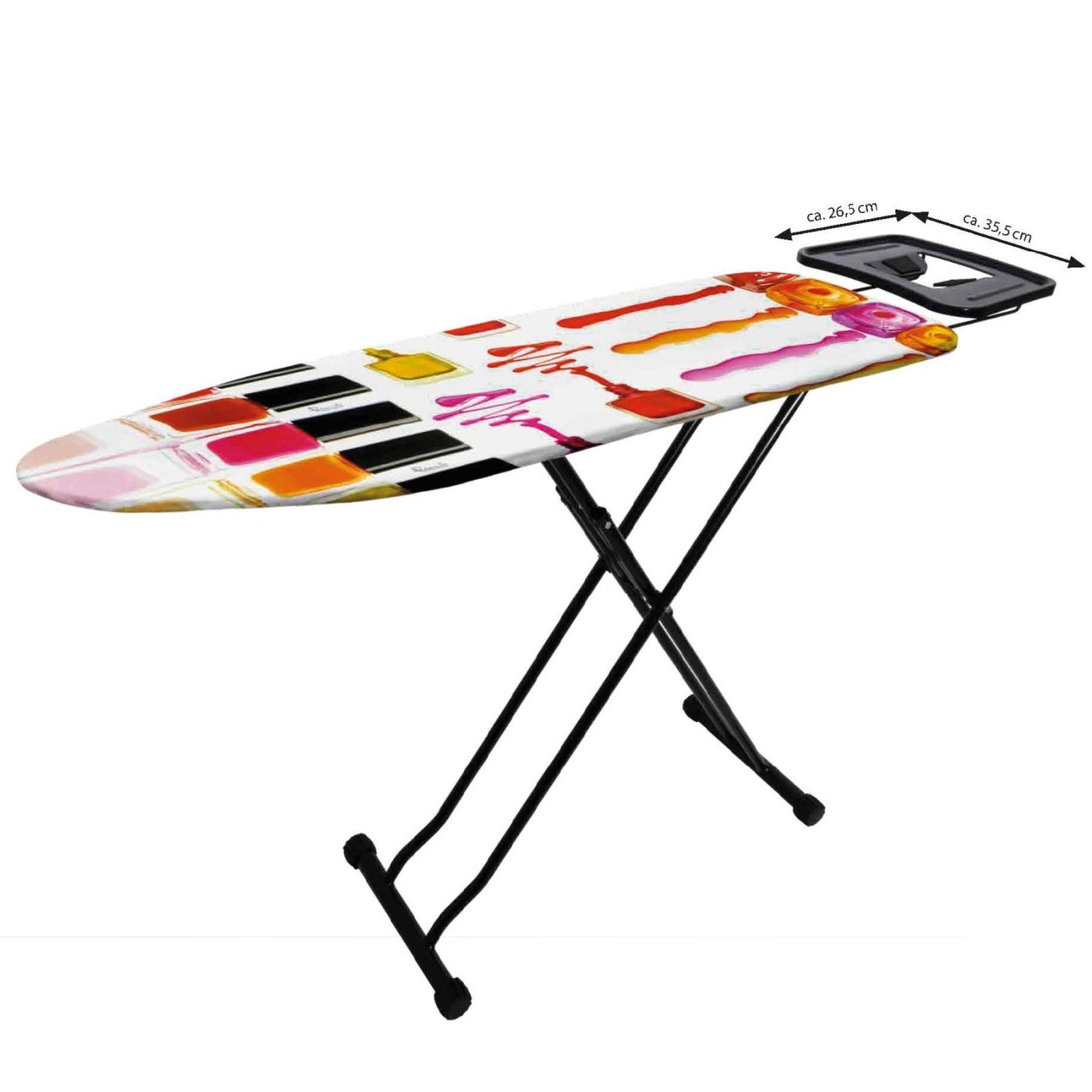 Дошка для прасування Casa Si Sir 122x38 Black/Red Laquer (CS93575R266) 8