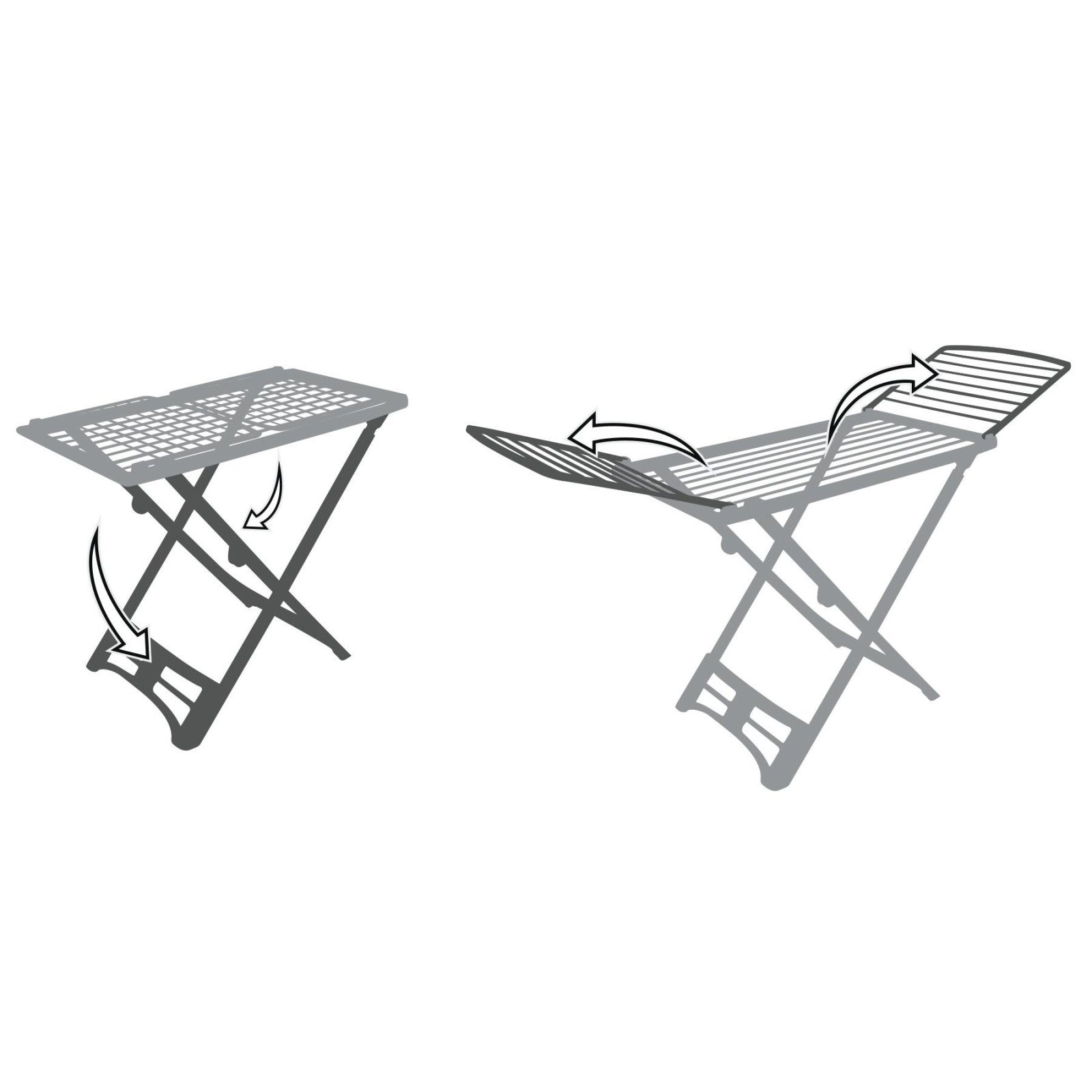 Сушарка для білизни підлогова Casa Si Resin 20m White (CS92066Q01) 6