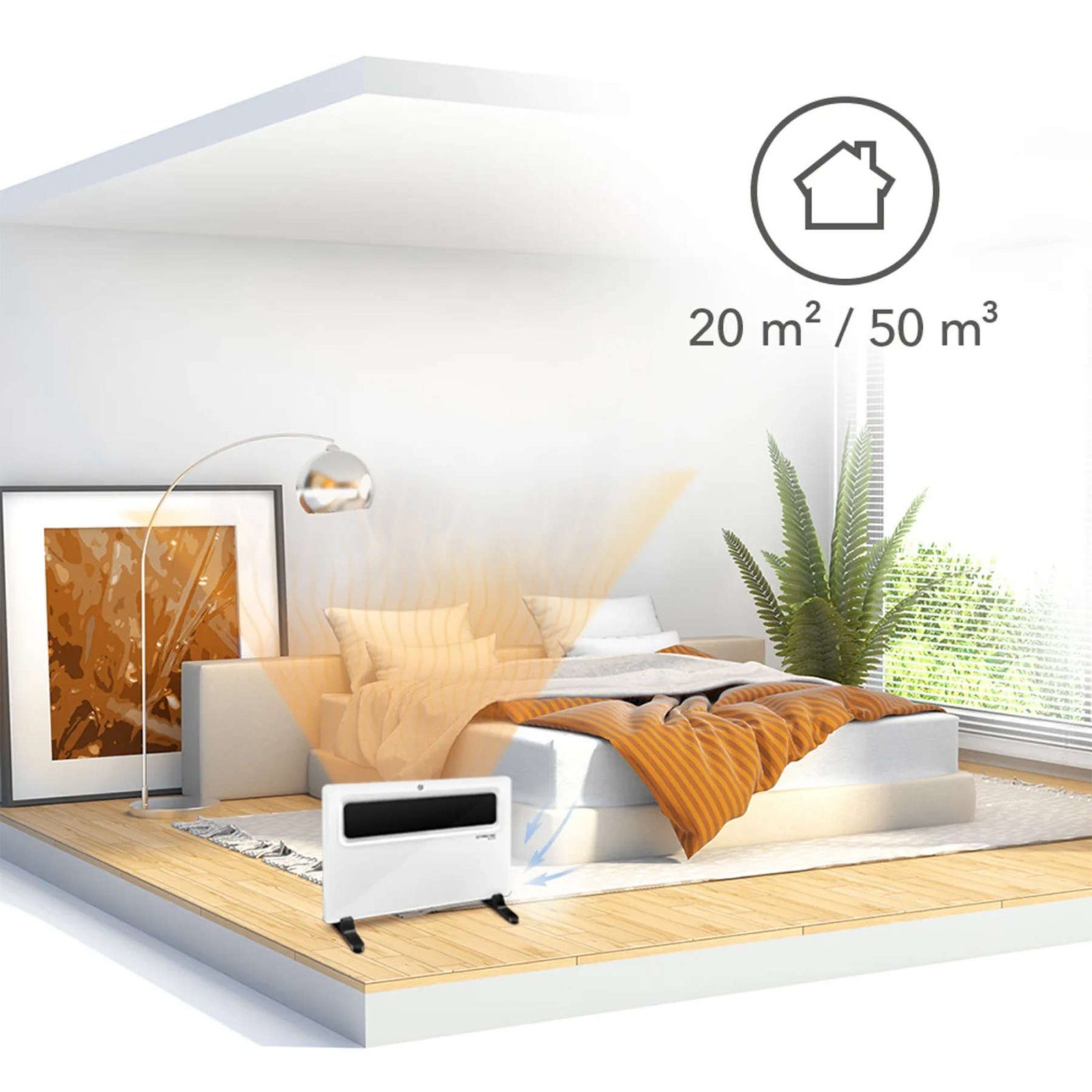 Конвектор Trotec TCH 1510 E 1500W White (1410000529) 7