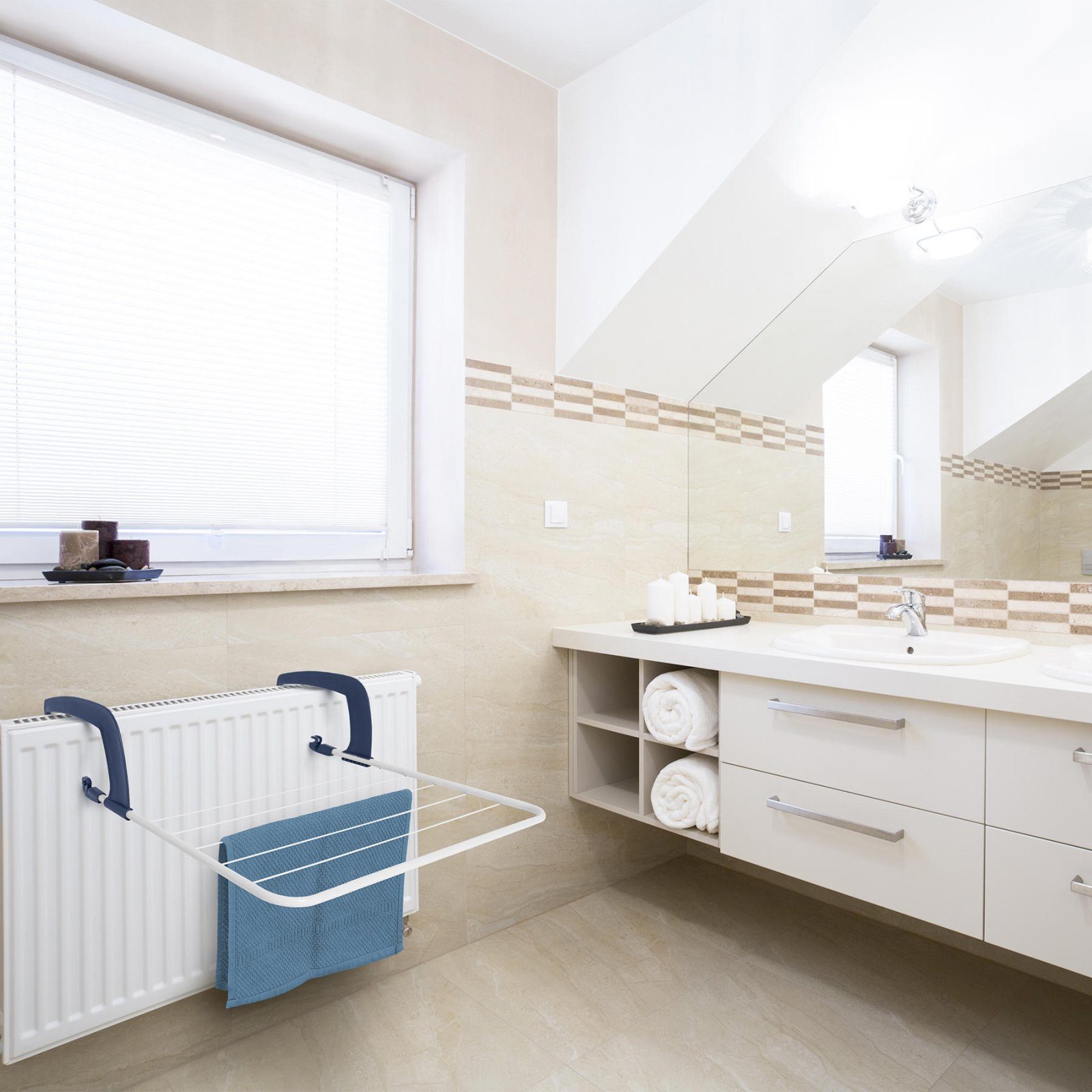 Сушарка для білизни підлогова Casa Si Kolibri 2in1 18m White (CS92131C06) 4