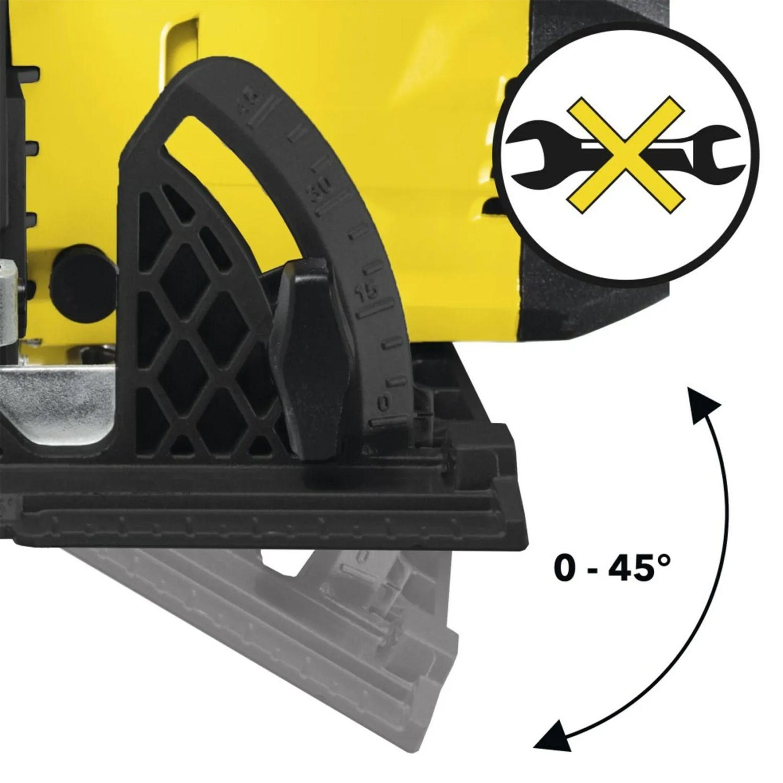 Пила циркулярна акумуляторна Trotec PCSS 10-20V + кейс (4430000110) 5