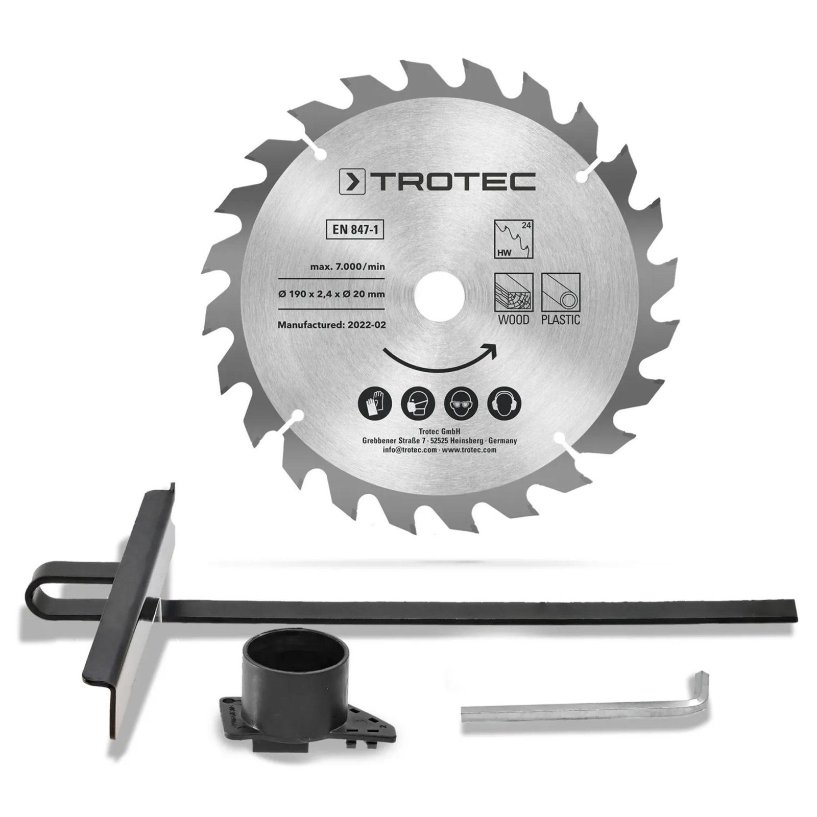 Пила циркулярна Trotec PCSS 10-1400 (4430000050) 12